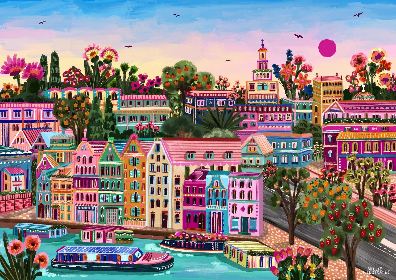 Amsterdam - 300-piece by Millie Illustrates