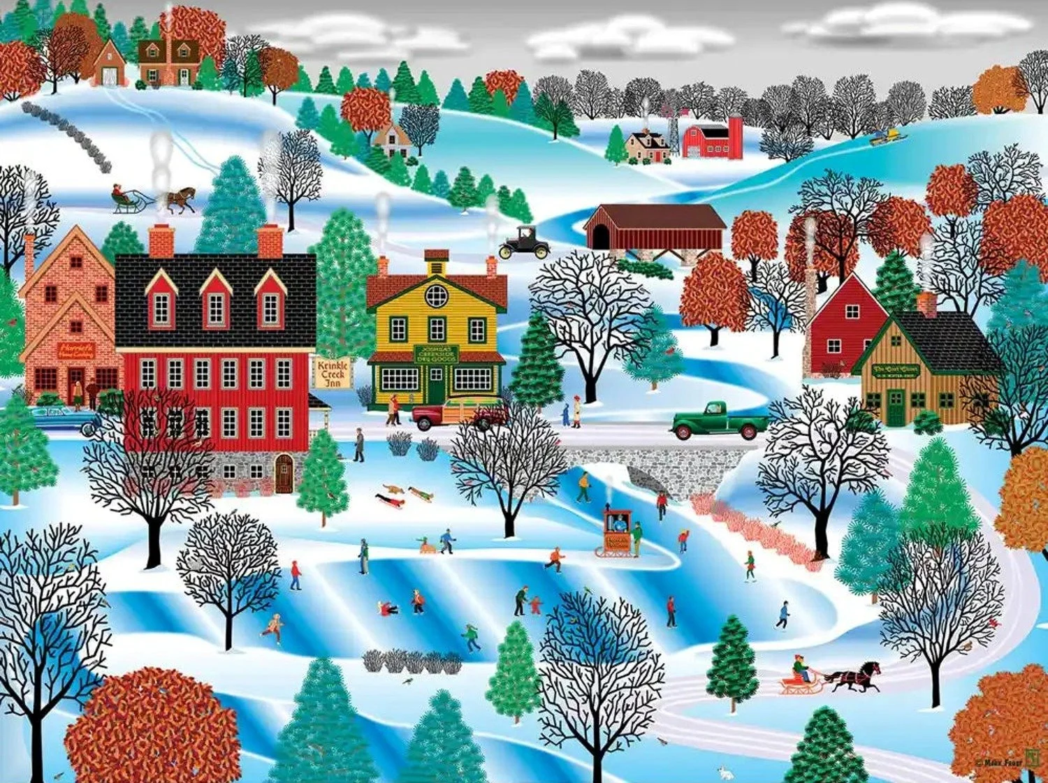 Krinkle Creek - 500-piece by Spilsbury
