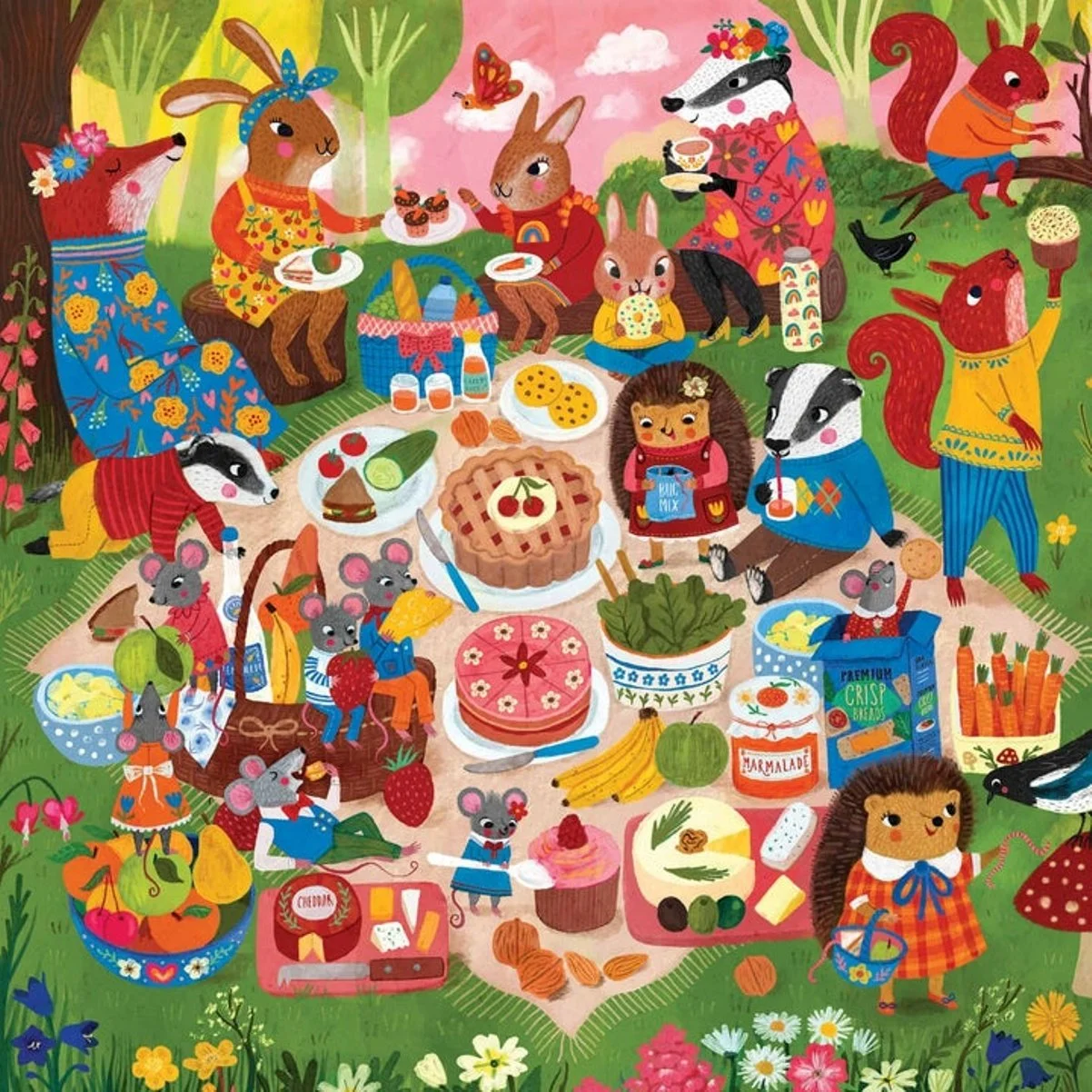 Woodland Picnic 500-piece by Mudpuppy