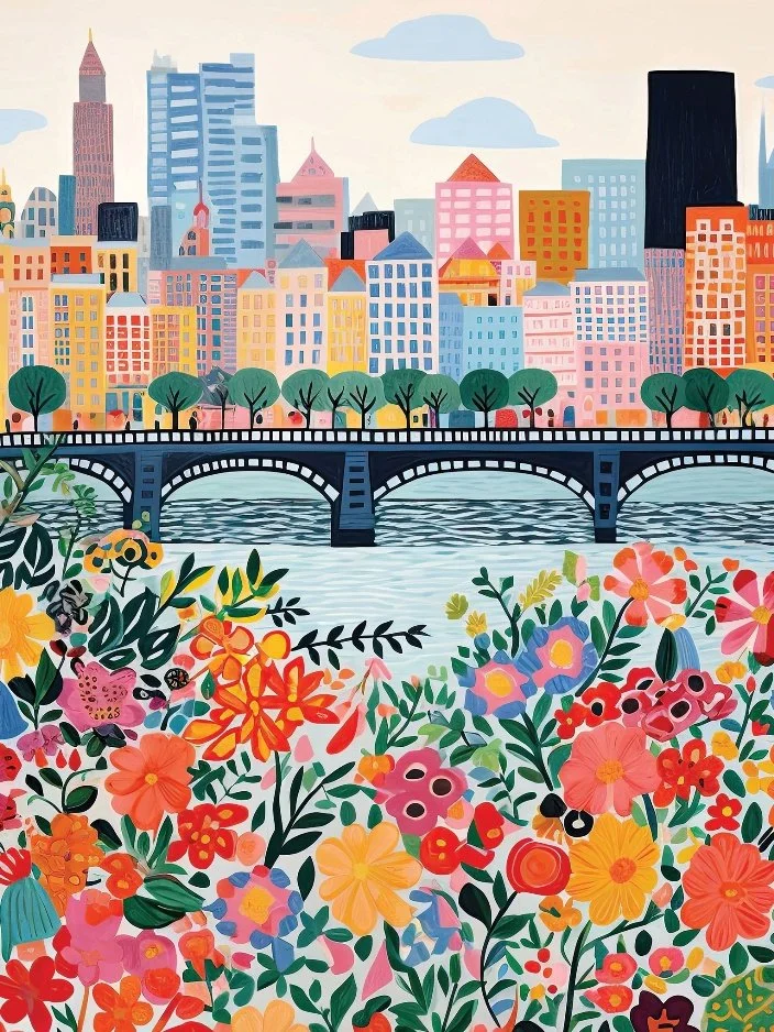 City Flowers 500-piece by RoseArt