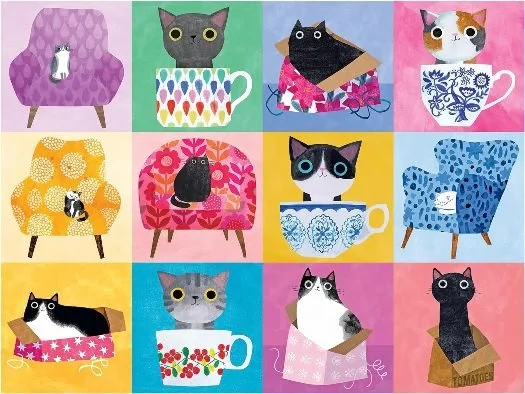 Cats At Home by Rose Art