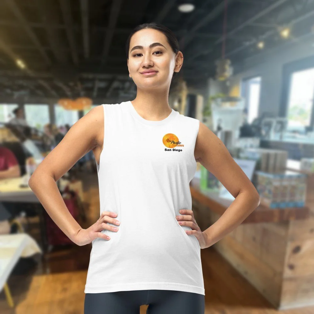 Muscle Shirt with Printed Logo