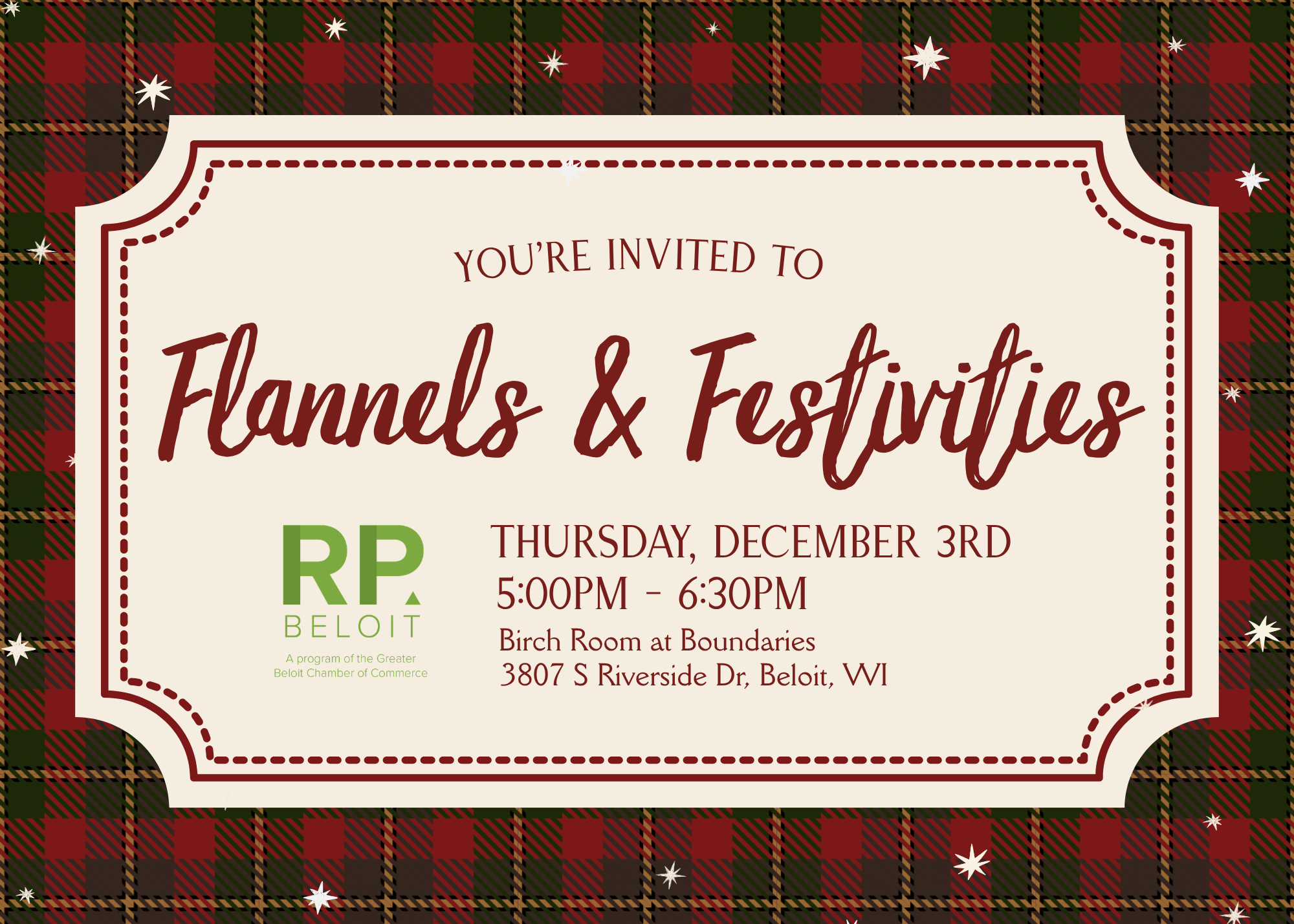 Flannels & Festivities Holiday Party