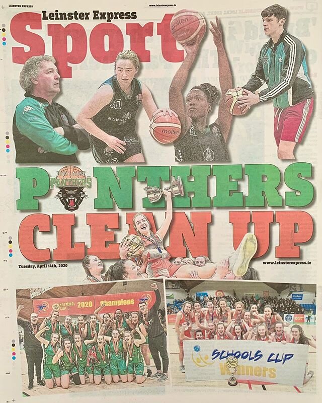 Great basketball coverage in today&rsquo;s Leinster Express, just look at this magnificent back page!! @laoisnews