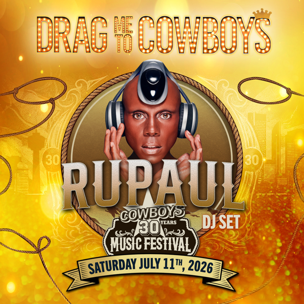 RuPaul Drag Me To Cowboys July 11 official lineup poster