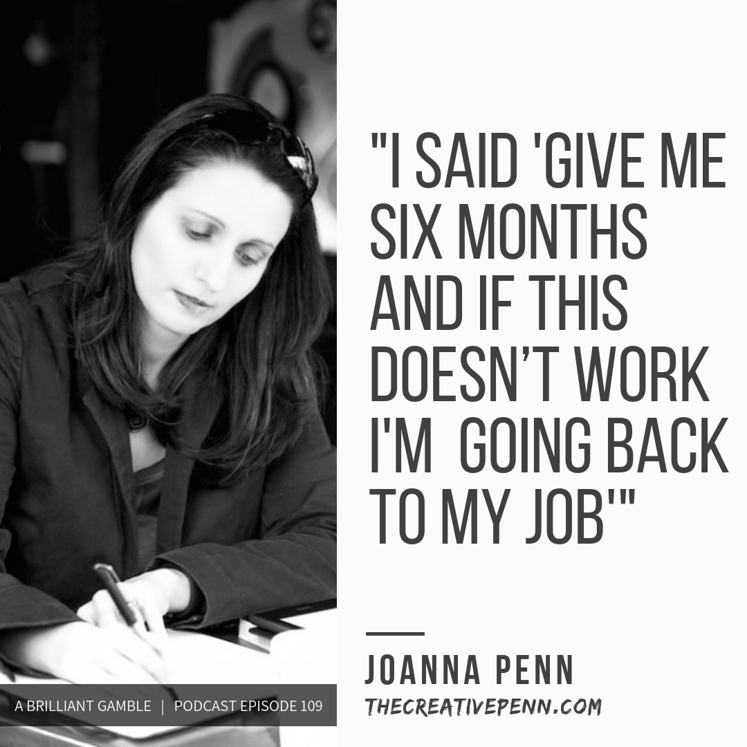 EP 109: Writing for a Living with Joanna Penn, Best-Selling Author, Podcaster and Teacher