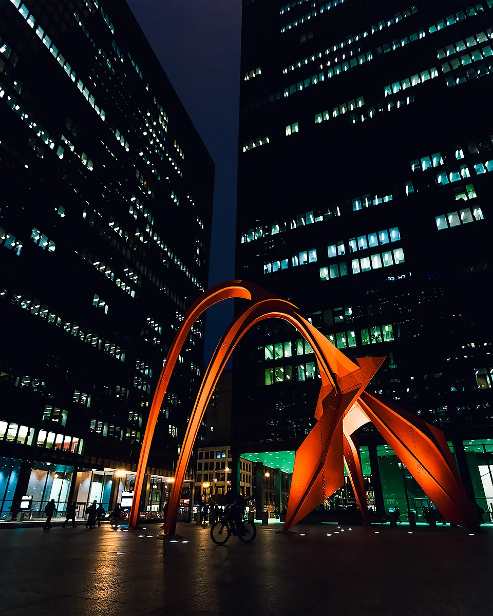 Calder’s Flamingo - Chicago, Illinois. @craigpittsphoto