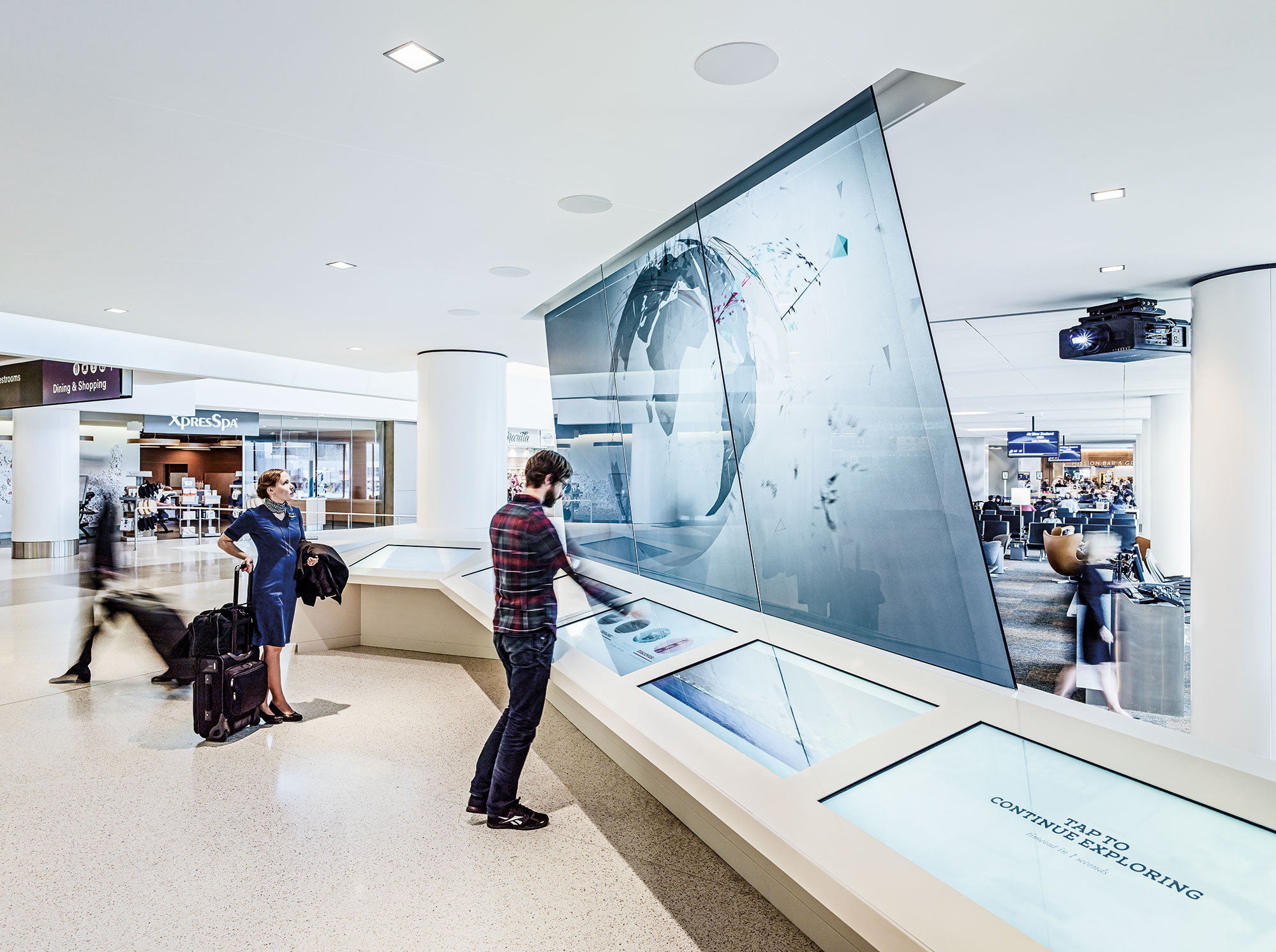We aimed for a "modern throwback" aesthetic. Future-facing but respectful of SFO's history.