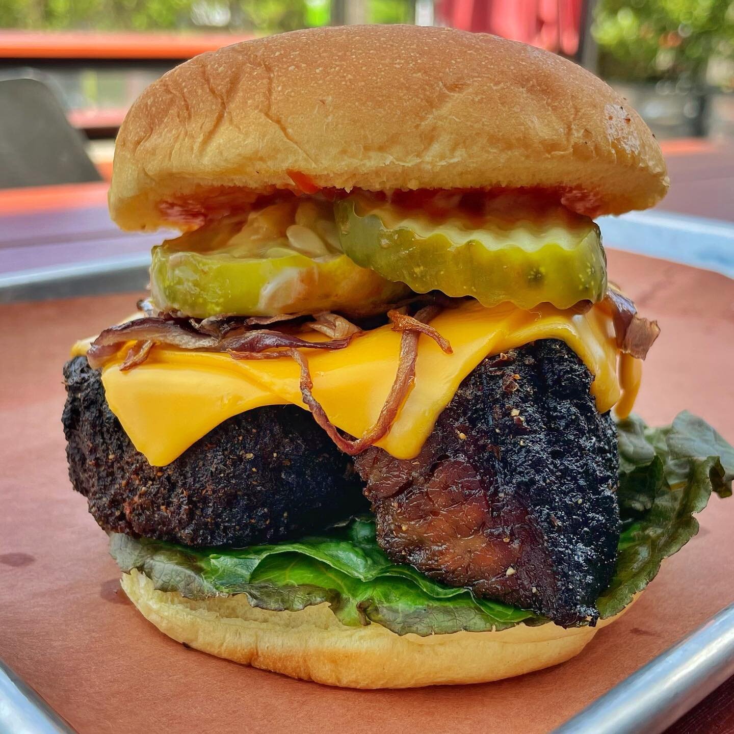 The BURNT ENDS BEAR BURGER. Our delicious burnt ends on a potato roll with lettuce, American cheese, smoked onions and pickles. Available every day this month!
#BearsAVL