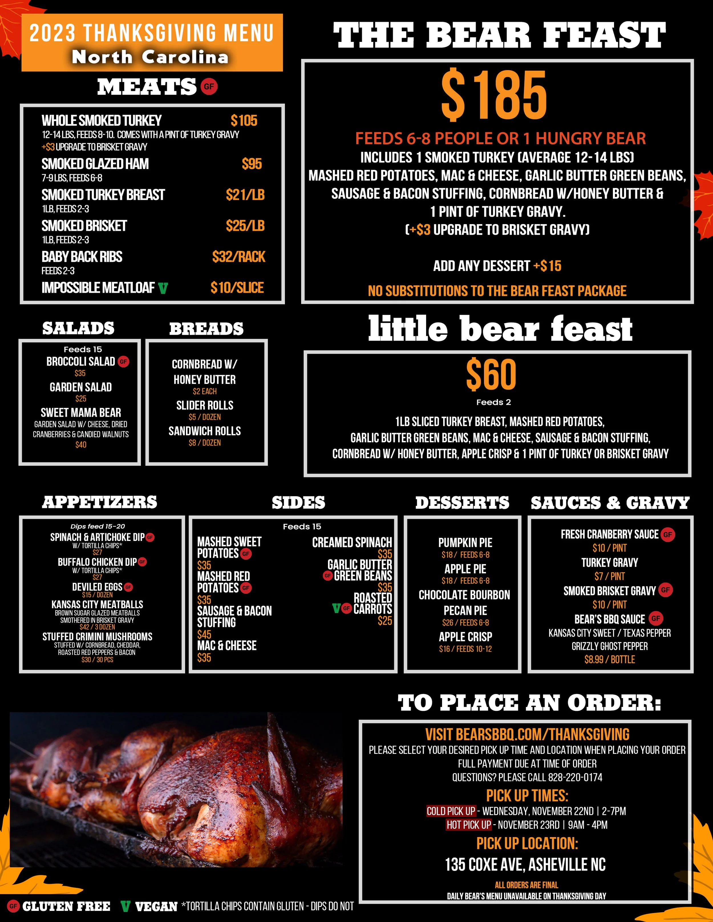 ThanksgivingAsheville — Bear's Smokehouse BBQ