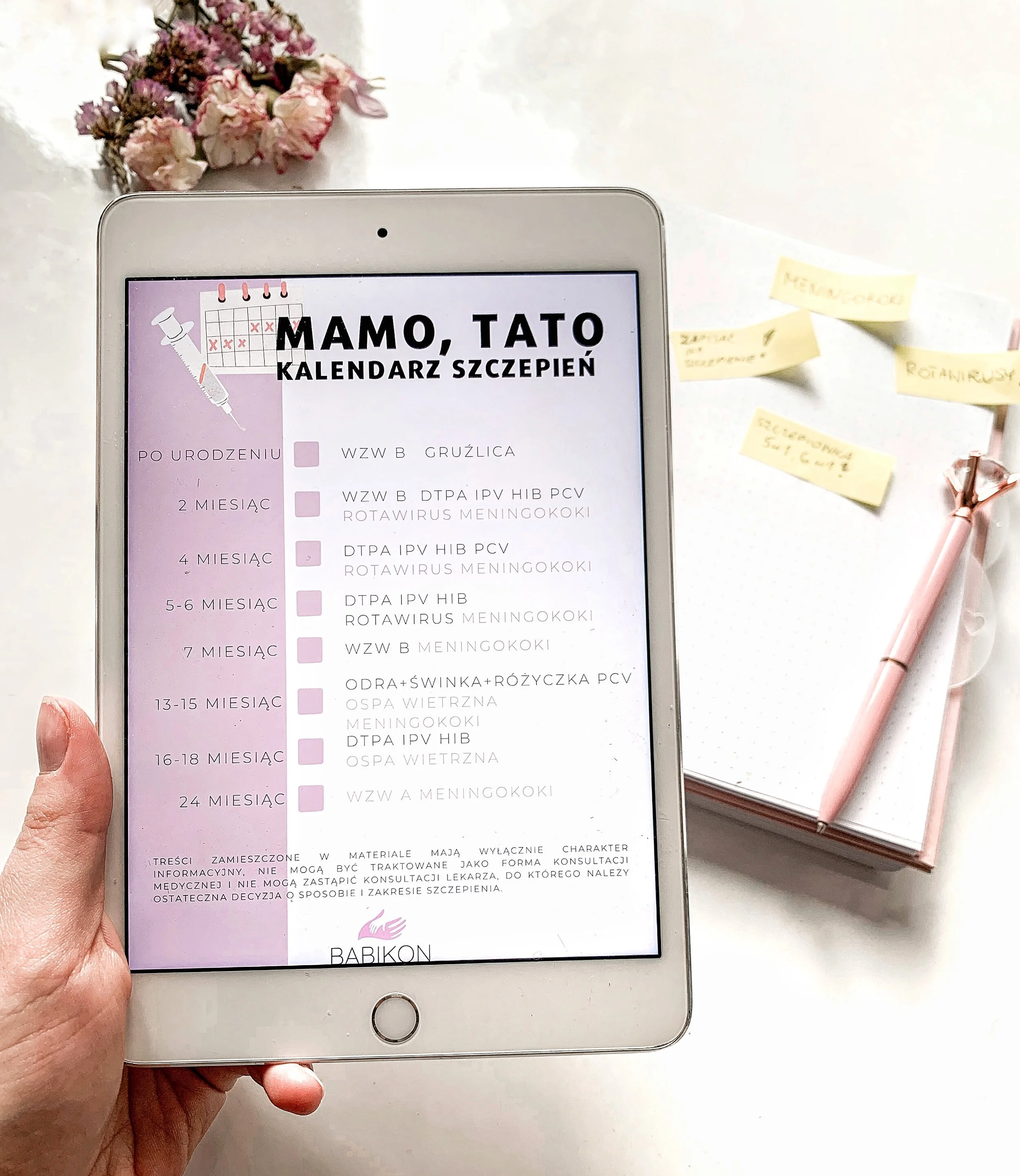 PEDIATRA O SZCZEPIENIACH + KALENDARZ SZCZEPIEŃ DO POBRANIA