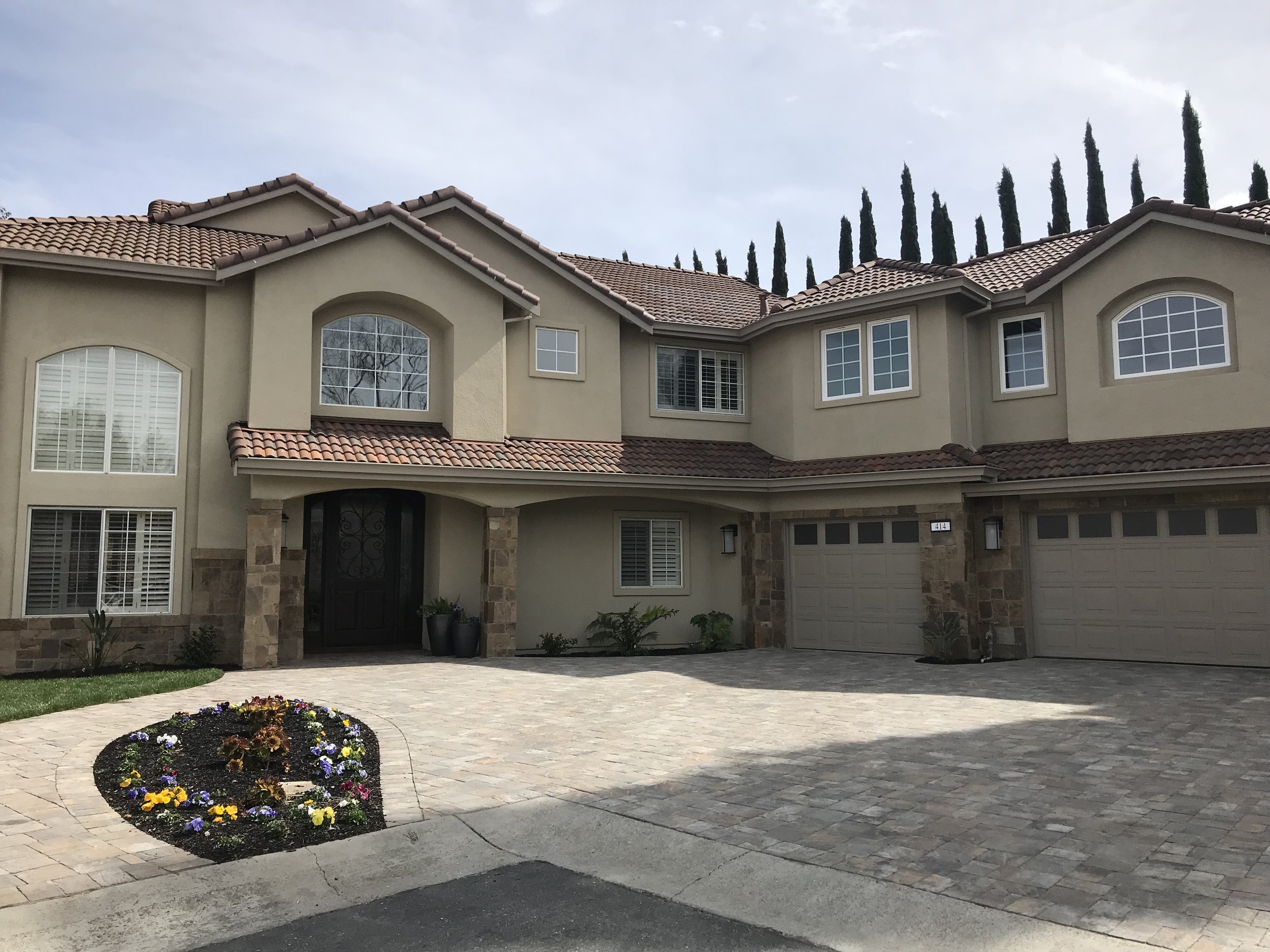 New Veneers and Paver Driveway