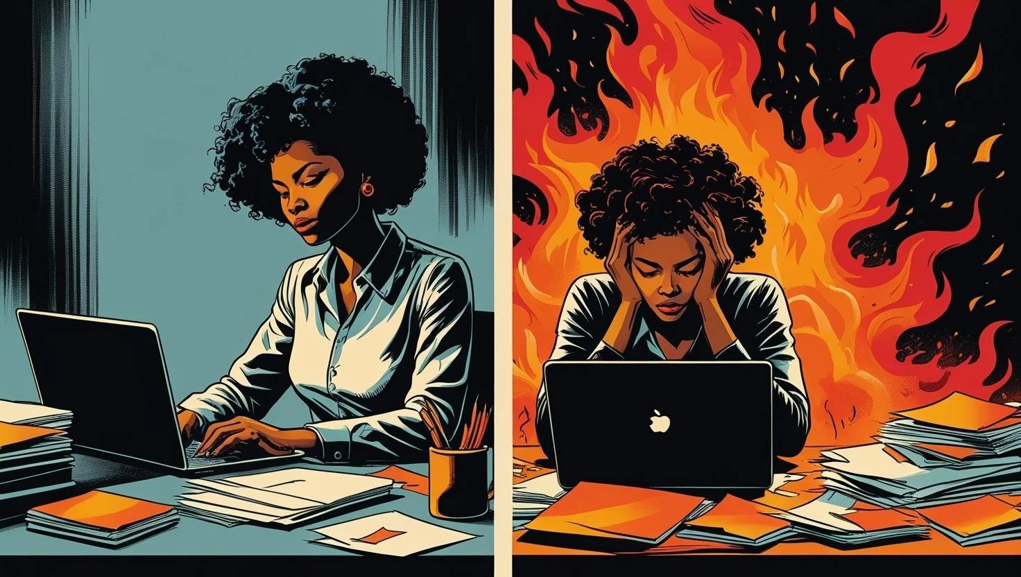 Burnout vs. Stress