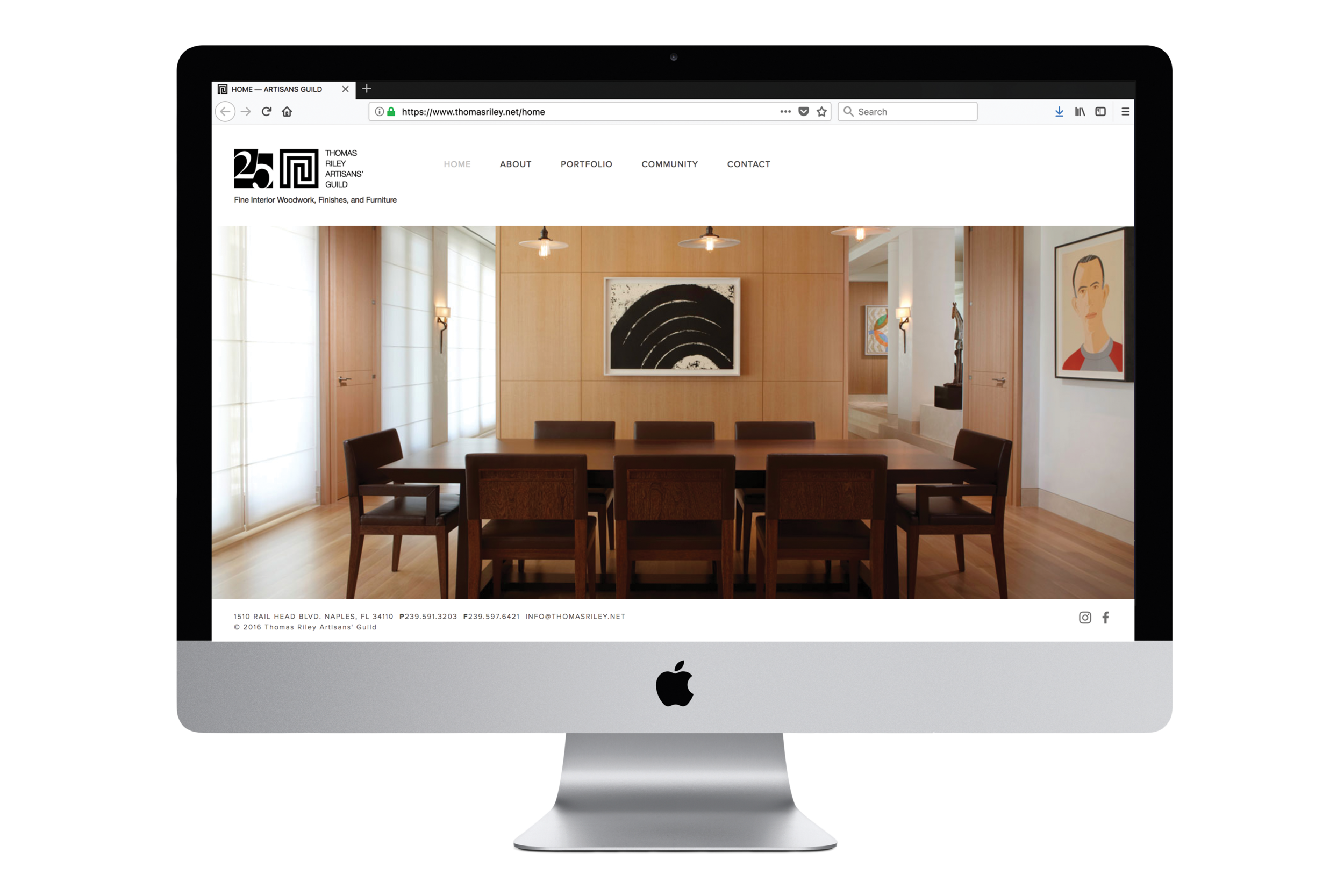 The Artisans Guild wanted a fresh new online presence, so we created this clean, modern website with a focus on photography to showcase their skill and attention to detail.