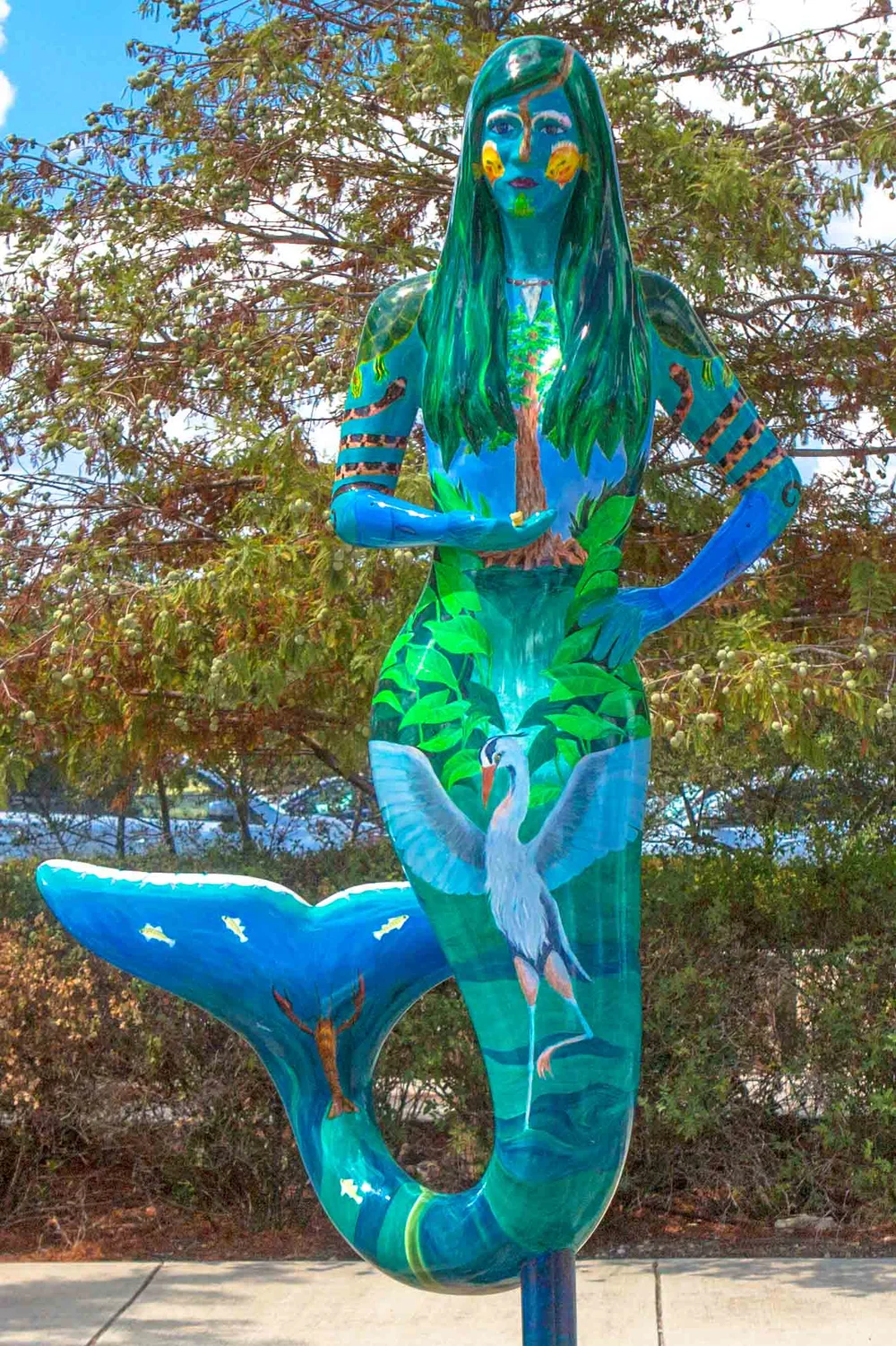 Mermaid Statues — Mermaid Society SMTX HQ'D in San Marcos