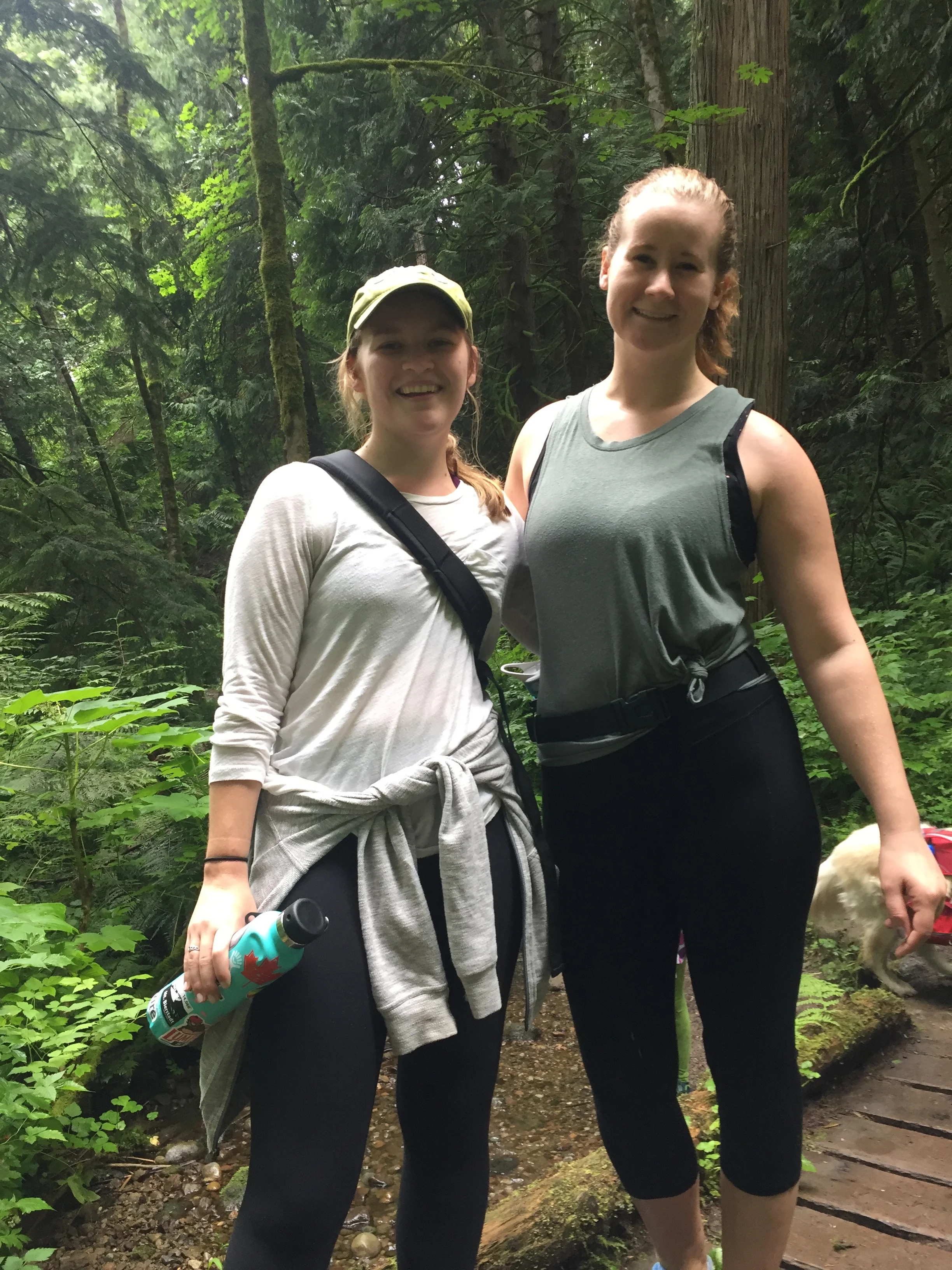 Esther and I during our hike with the Seattle Space Gals up to Poo Poo Point