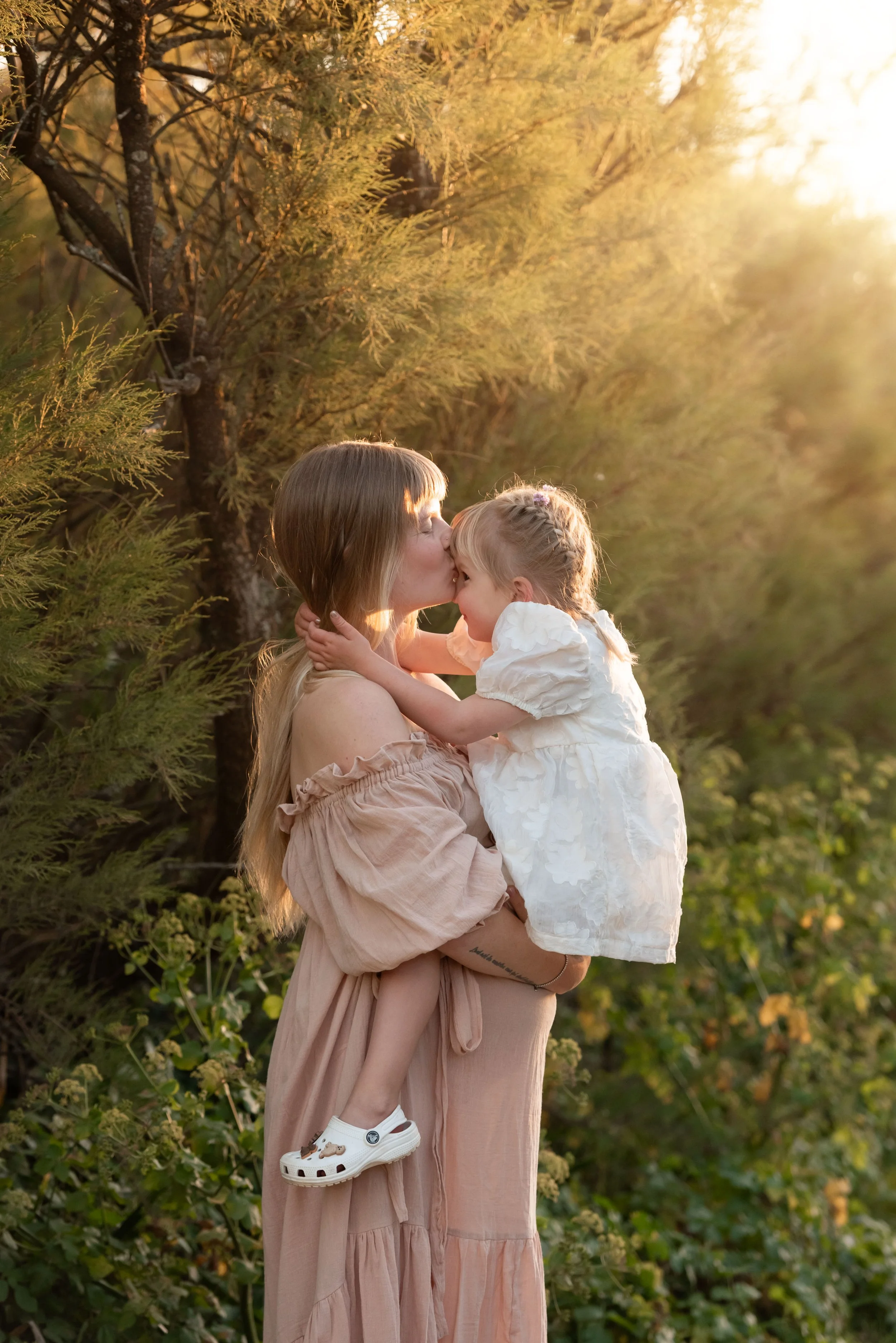 Jersey photographer - sunset maternity shoot
