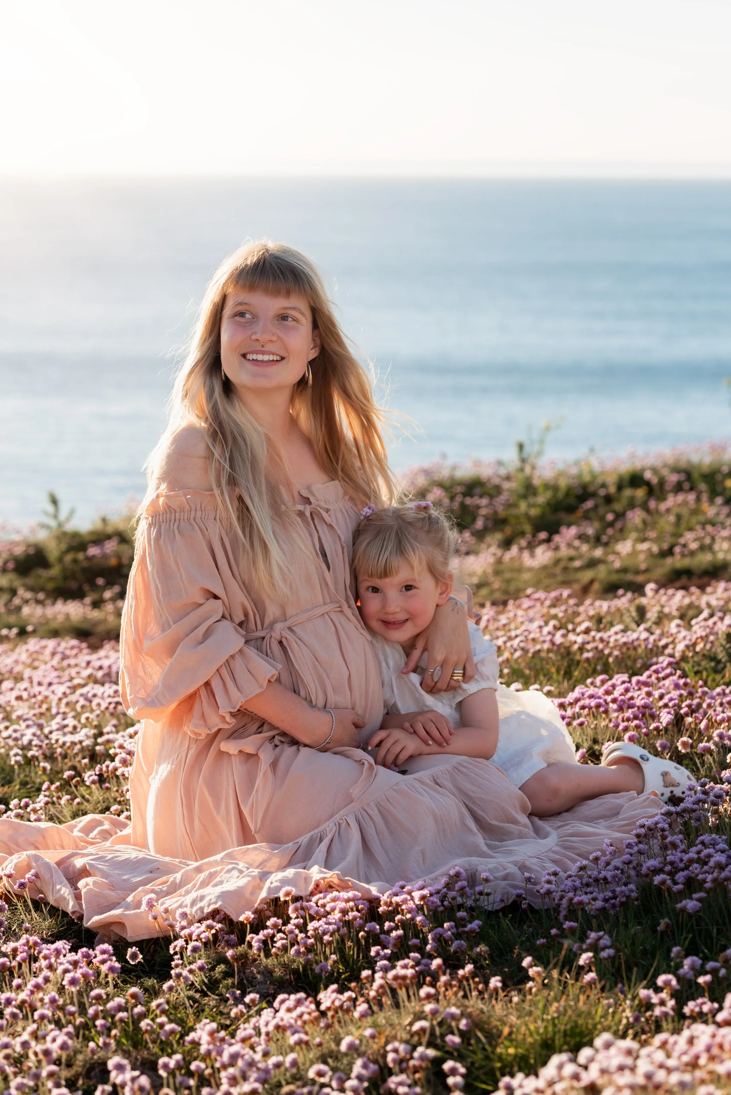Jersey photographer - client maternity dress