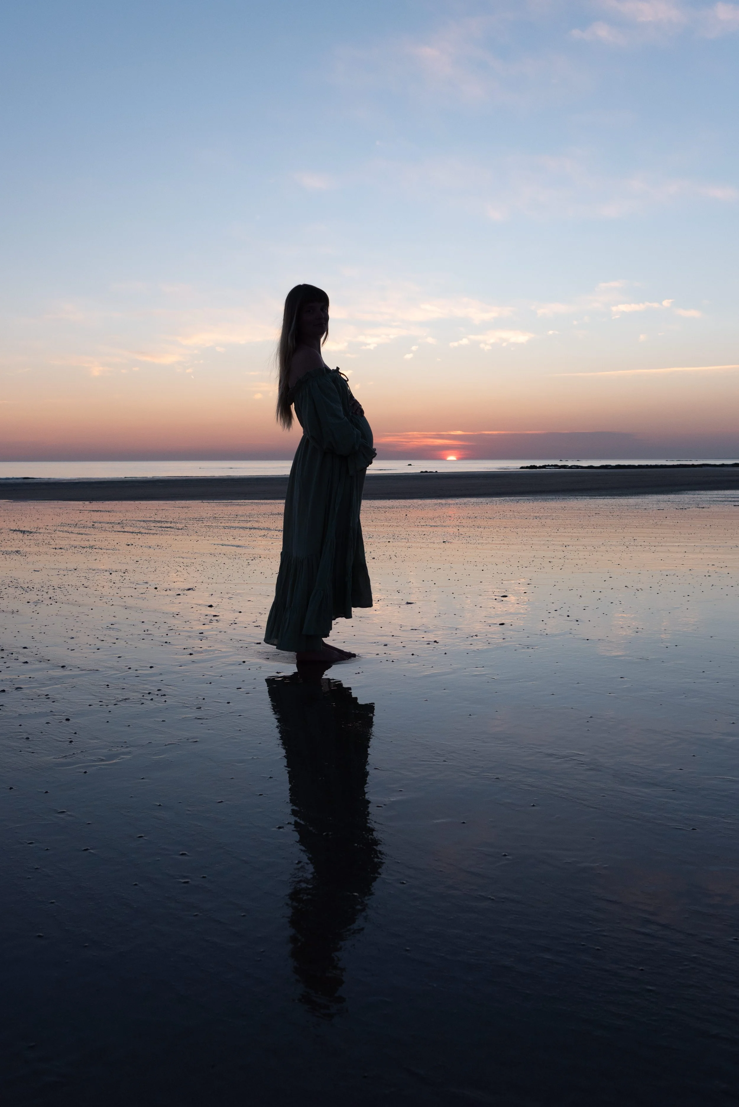 Jersey photographer - maternity silhouette