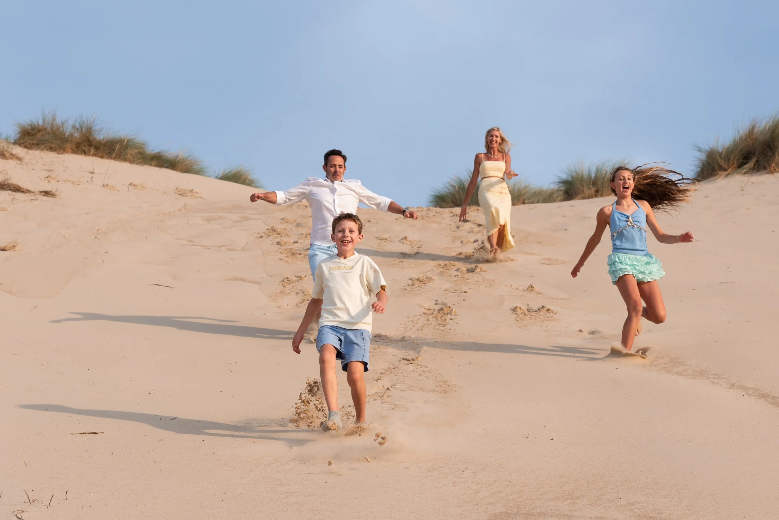 Jersey photographer - sand dune running