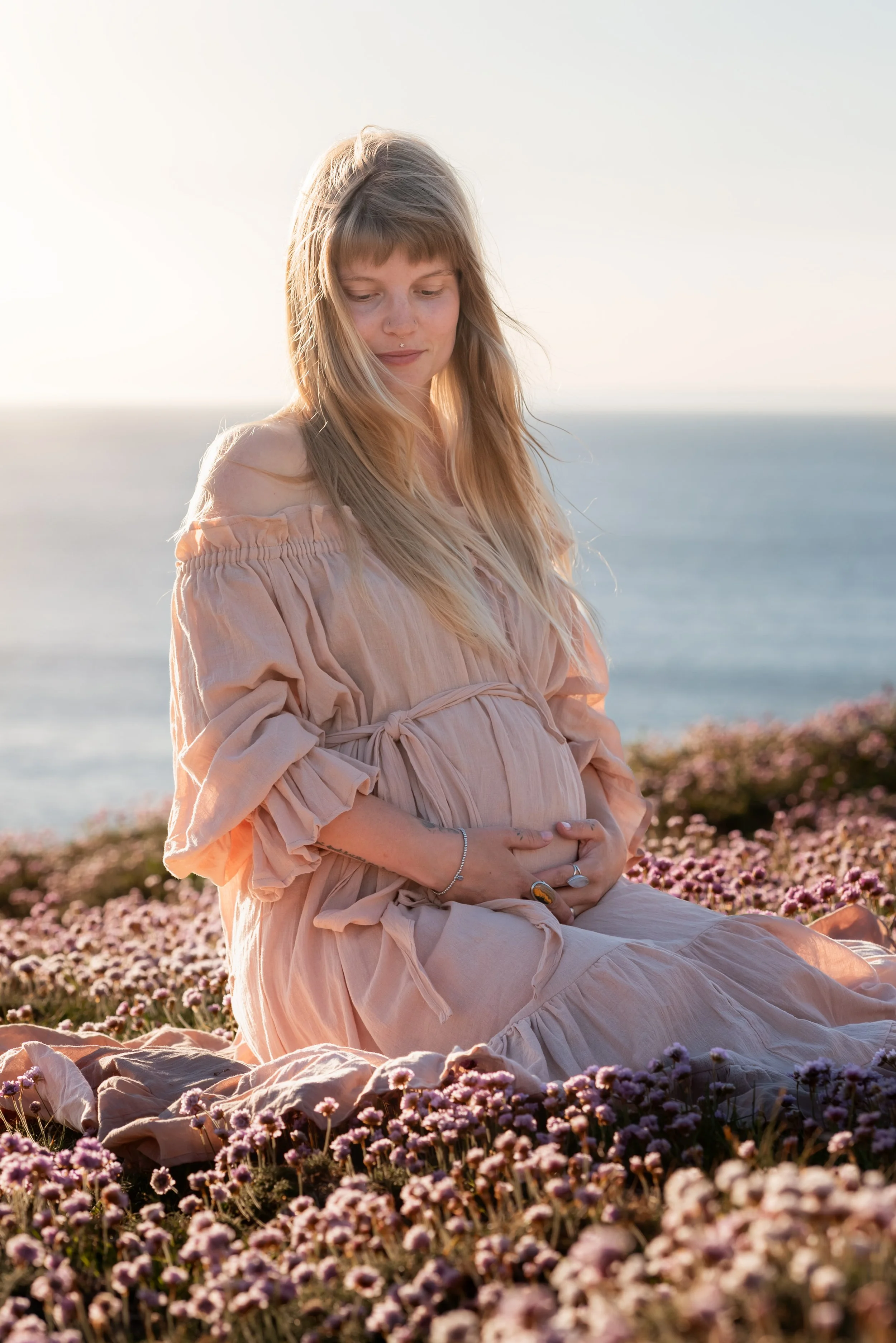 Jersey photographer - maternity photoshoot in April