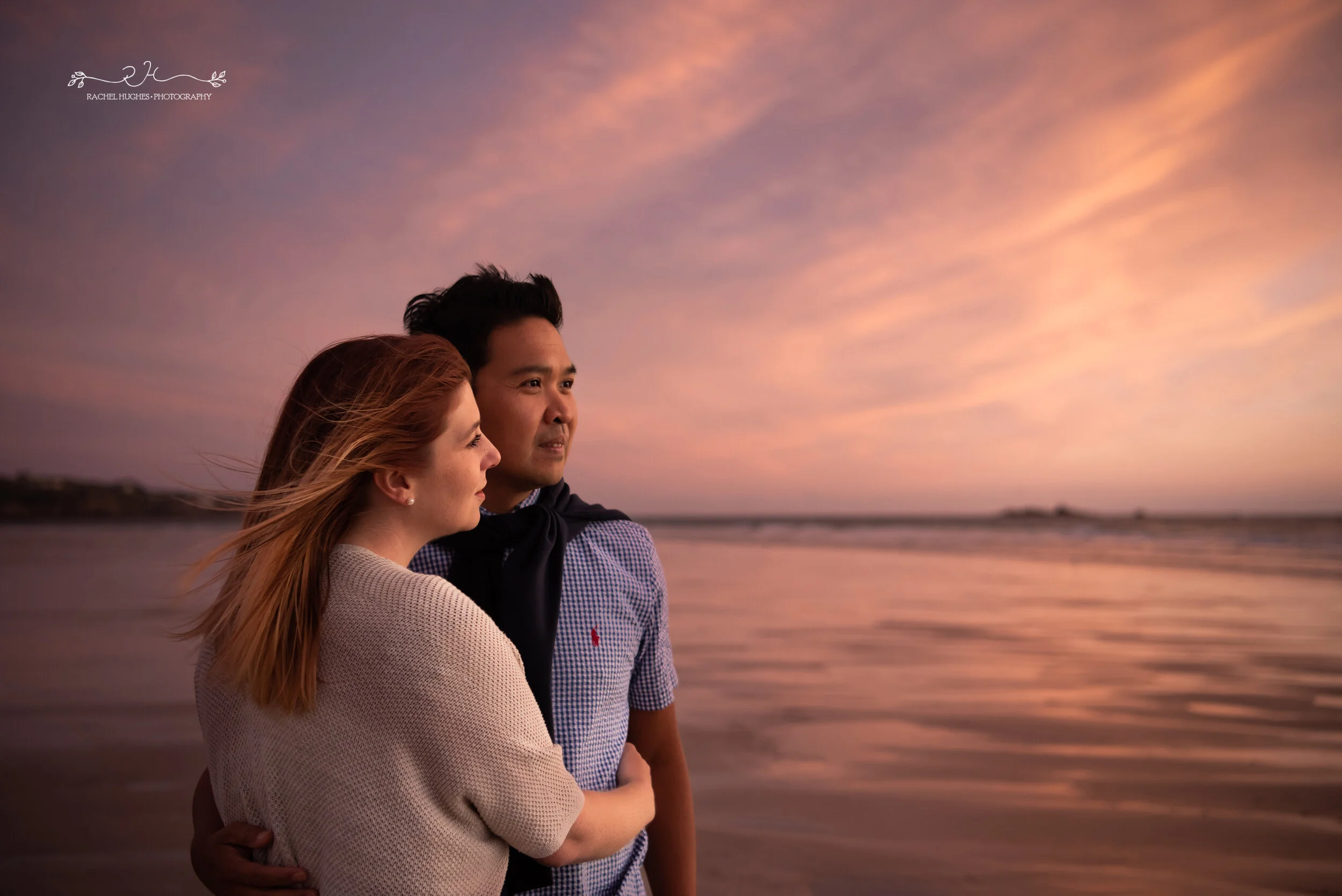 Jersey photographer - couple photoshoot at sunset