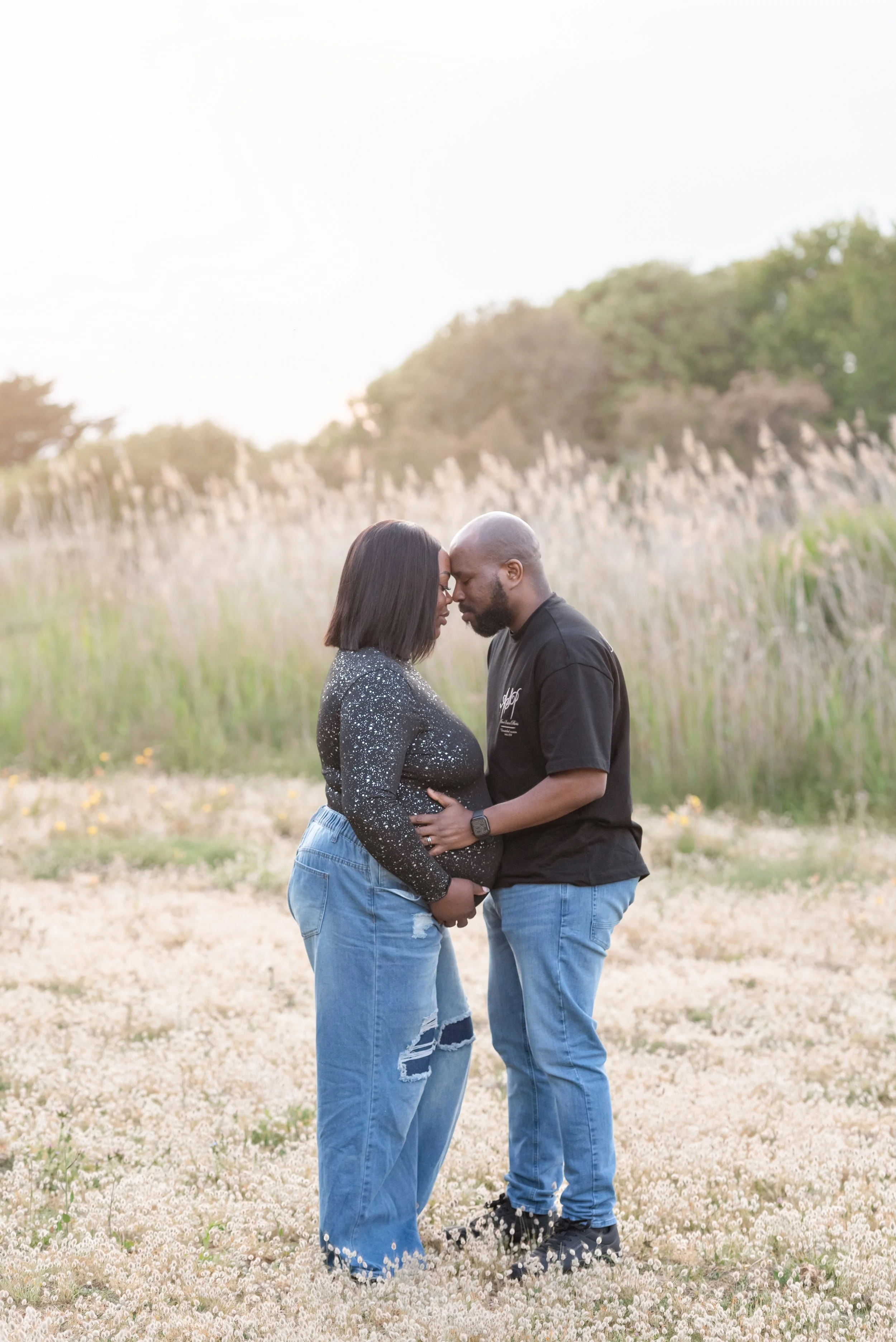 Jersey photographer - couple maternity photoshoot