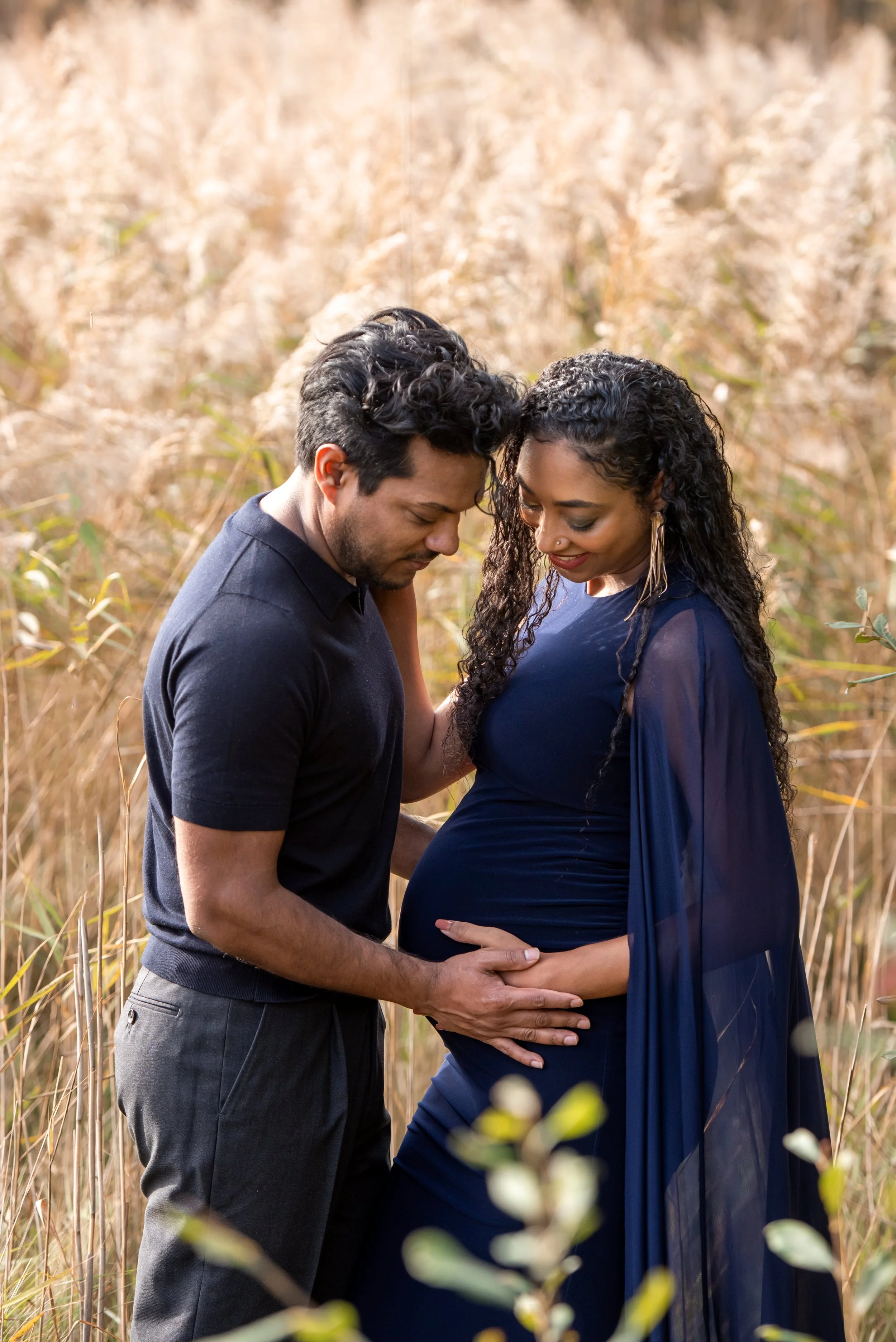 Jersey photographer - couple maternity portrait