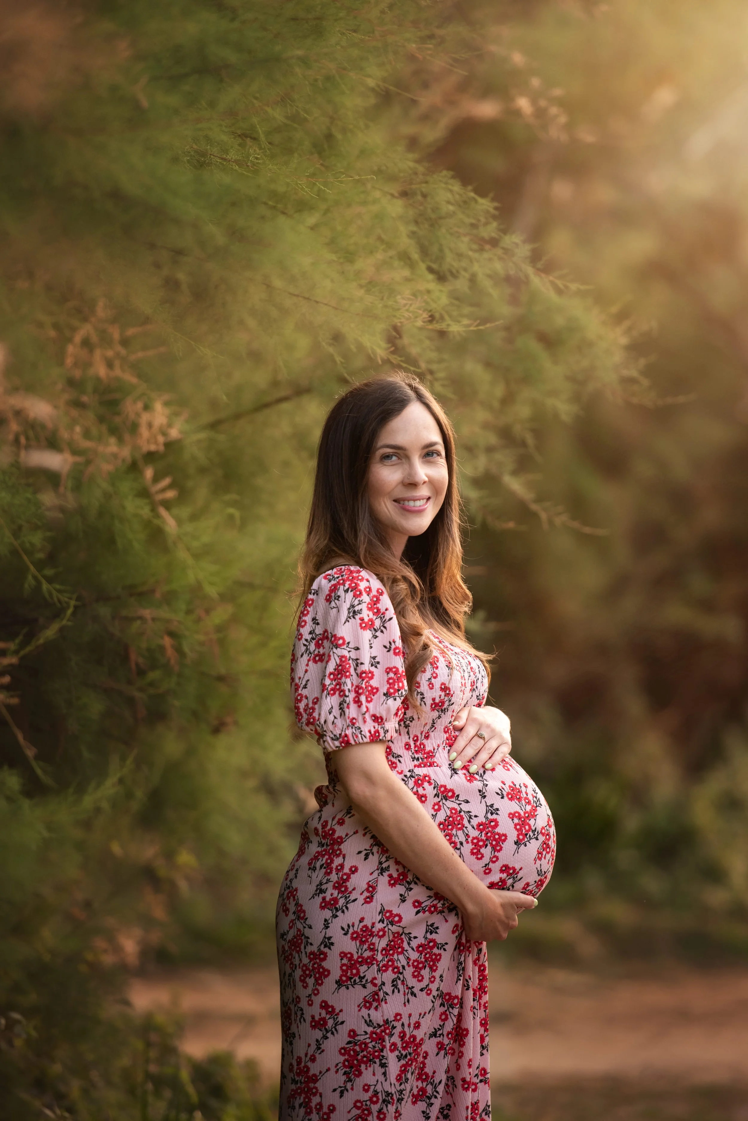 Jersey photographer - maternity photoshoot at sunset