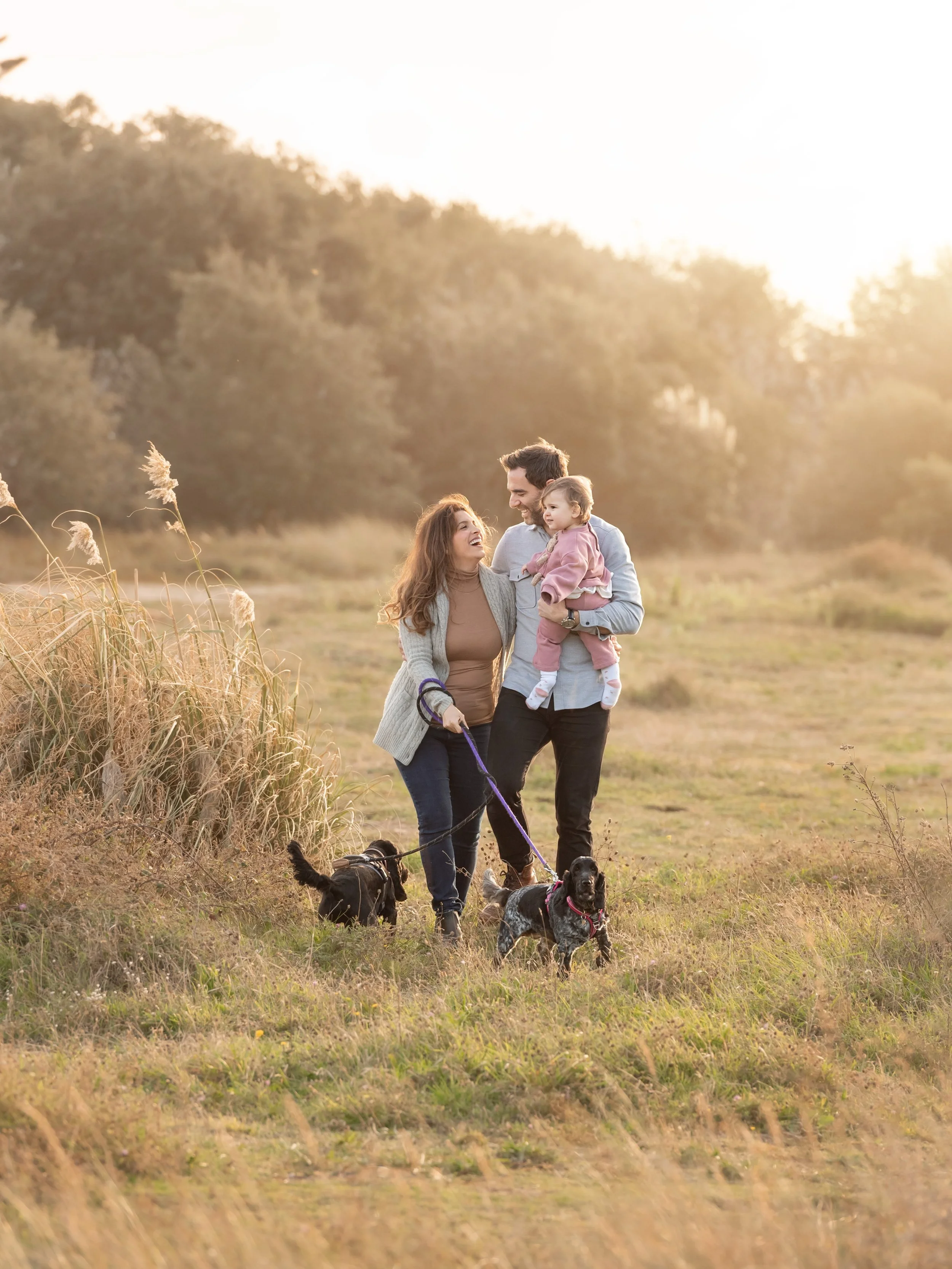 If you&rsquo;re wondering whether to bring the dogs on your family photoshoot, for fear it may add too much chaos, this is your sign to bring the dogs. 

A photo of everyone together, just out walking. Because one day you&rsquo;ll be so bloomin&rsquo