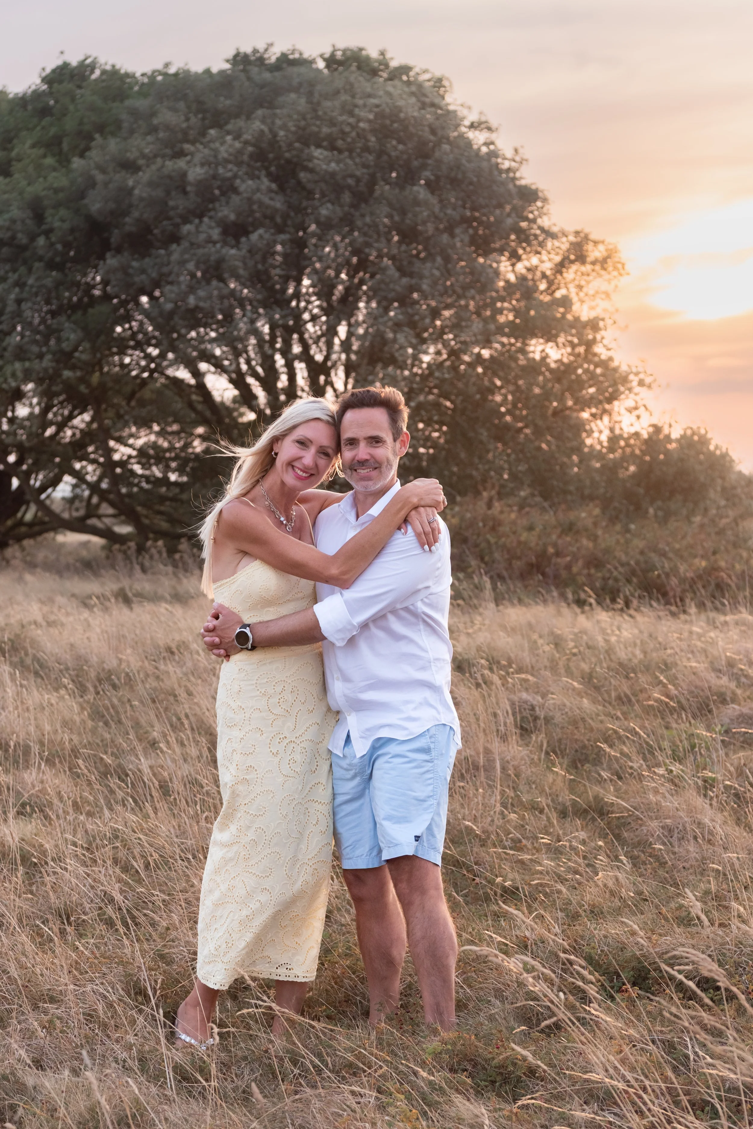 Jersey photographer - couple portrait at St Ouens