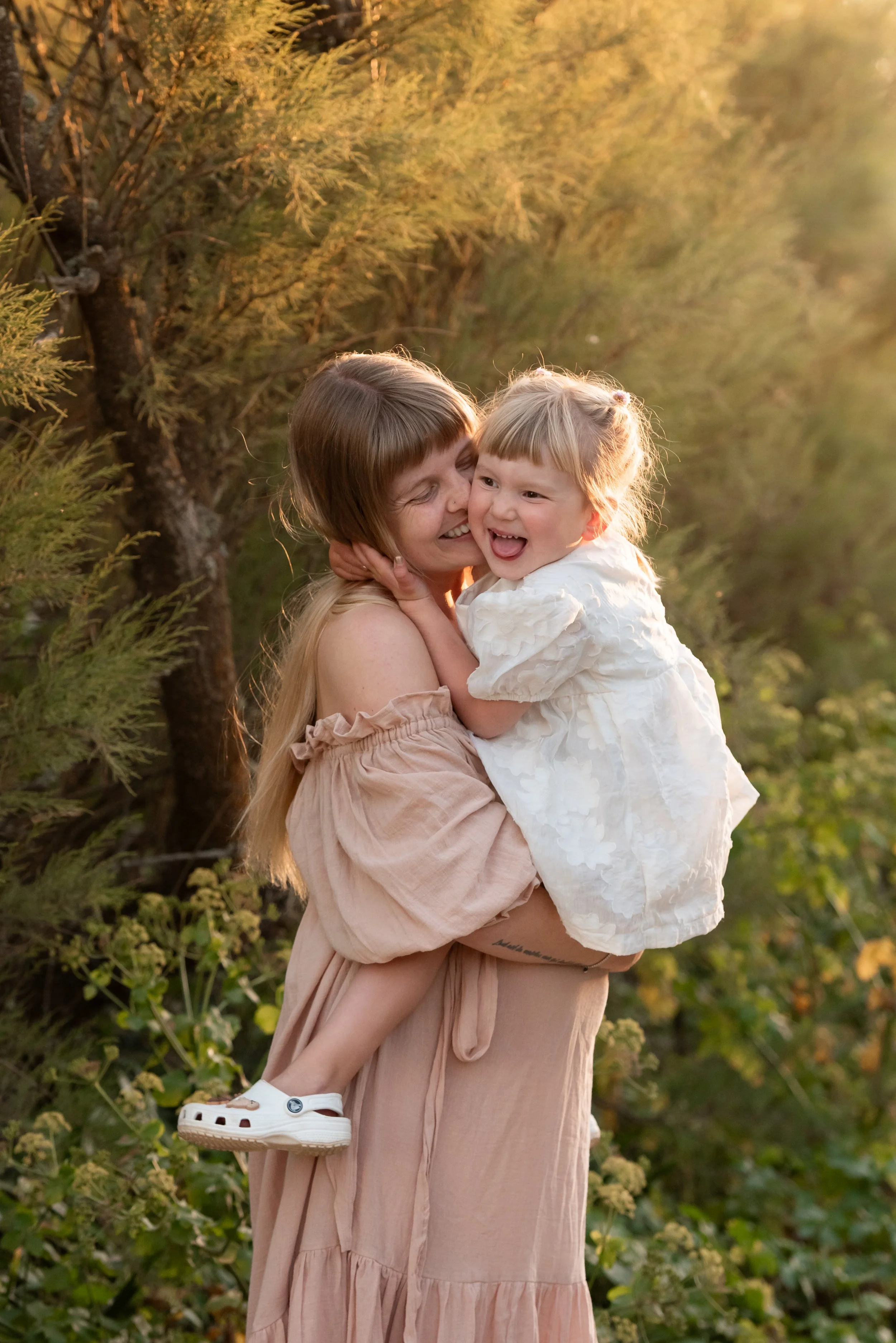 Jersey photographer - maternity photoshoot with daughter