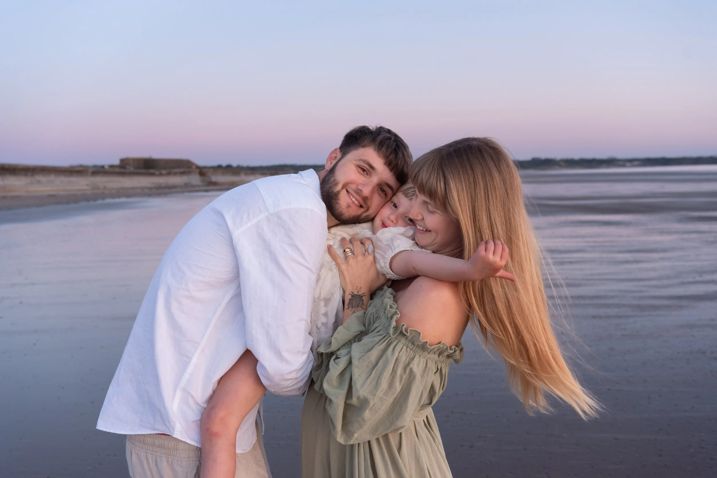 Jersey photographer - family portrait at St Ouens