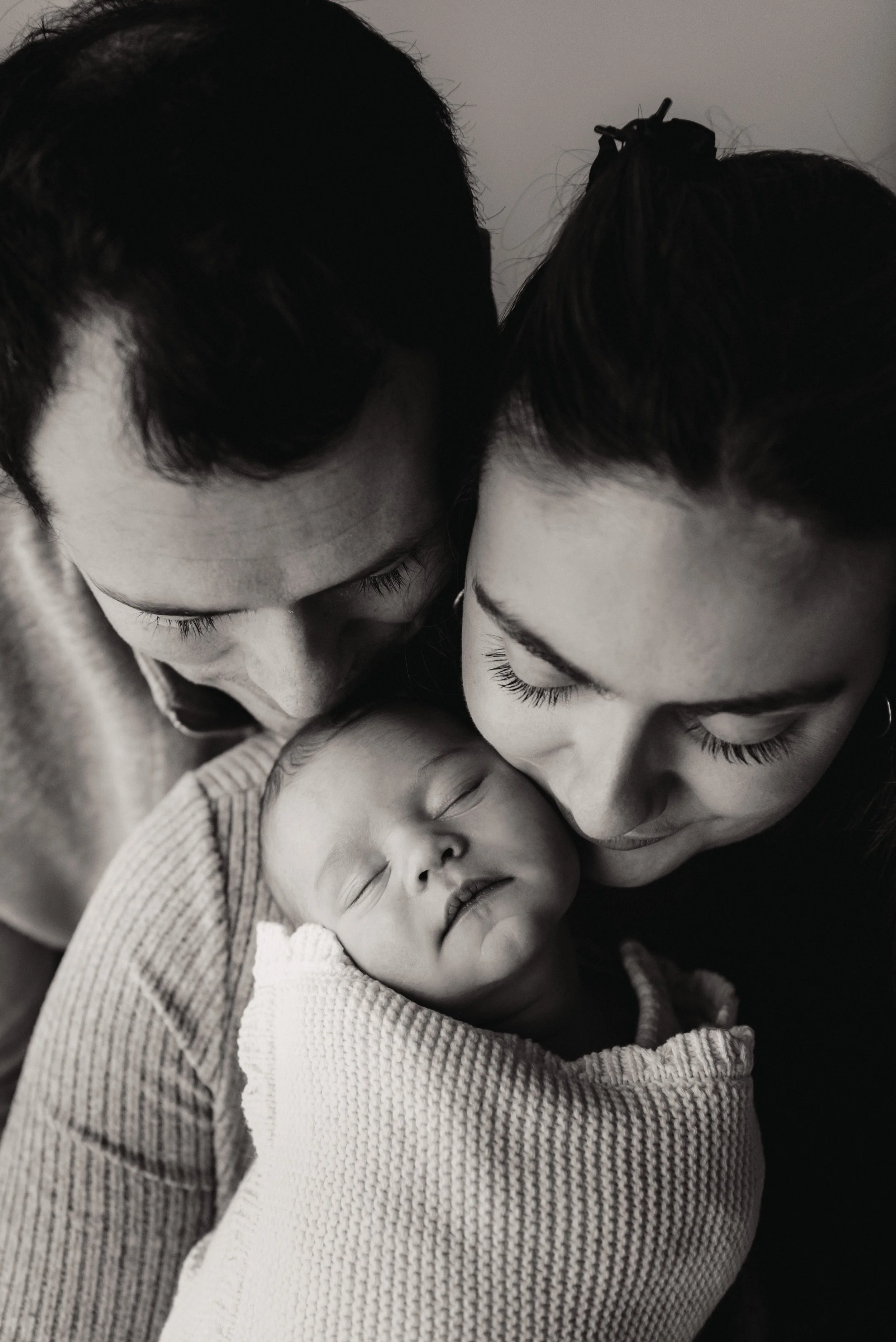 Jersey photographer - newborn family portrait