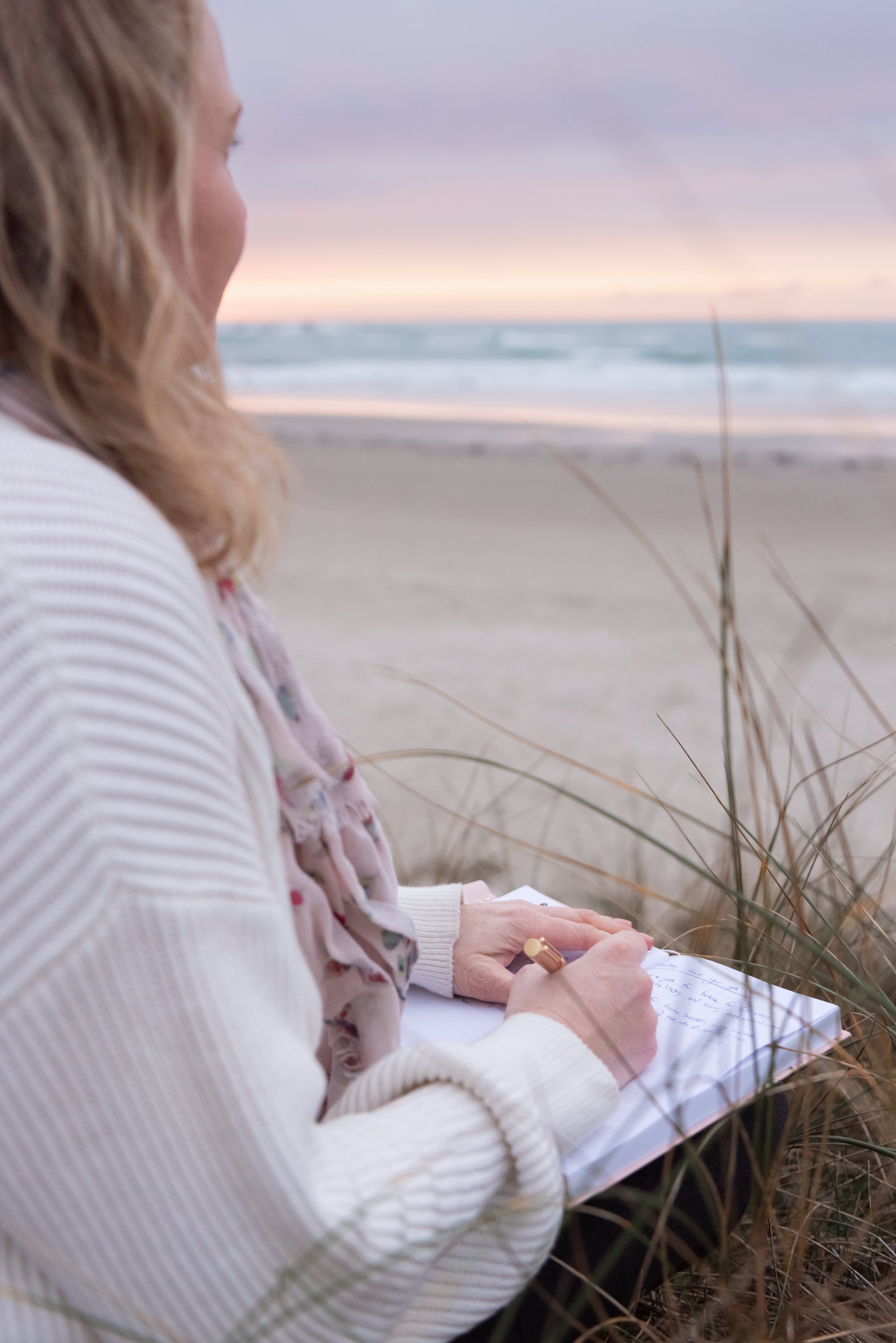 Jersey photographer - journaling at Le Braye