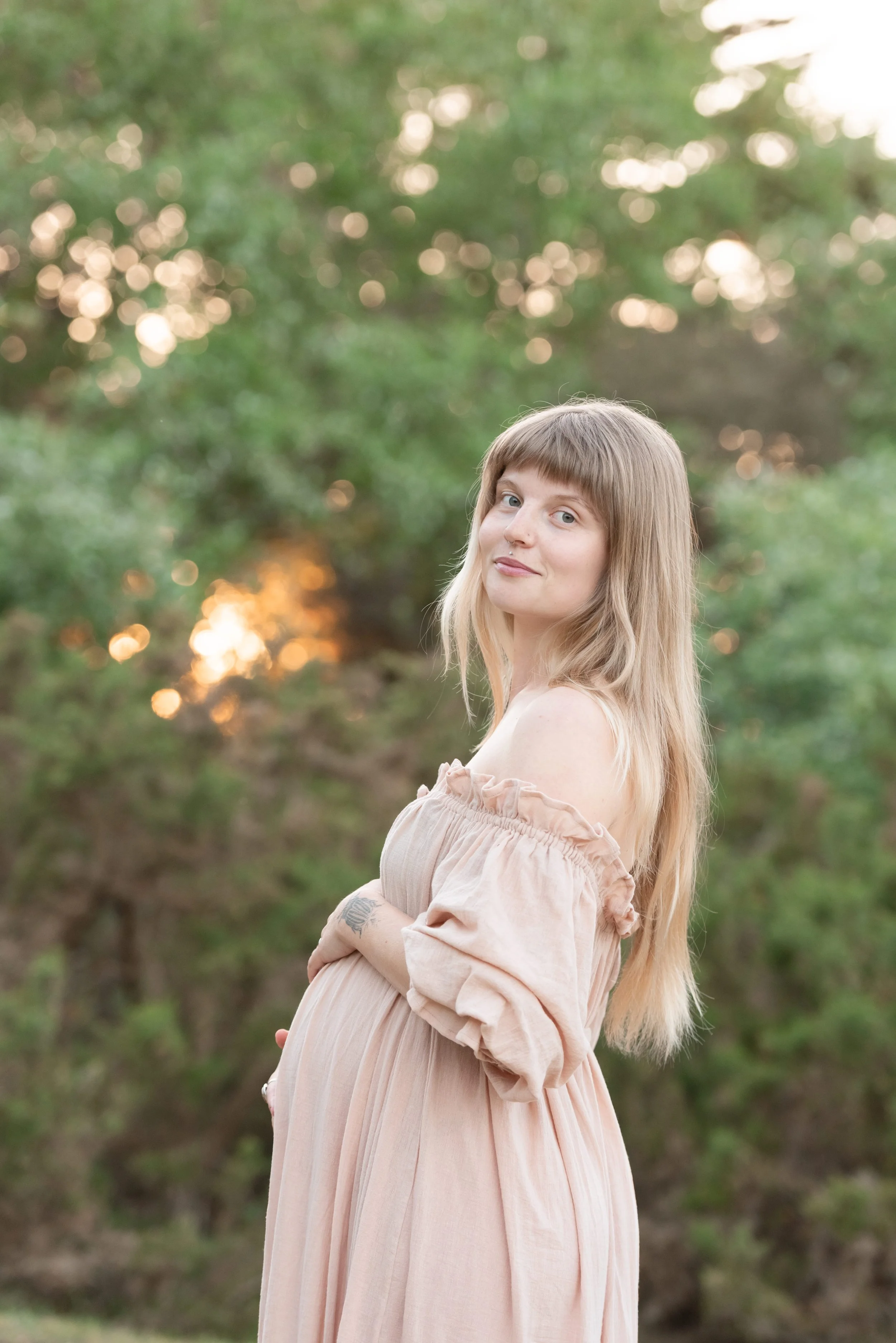 Jersey photographer - maternity portrait of mother