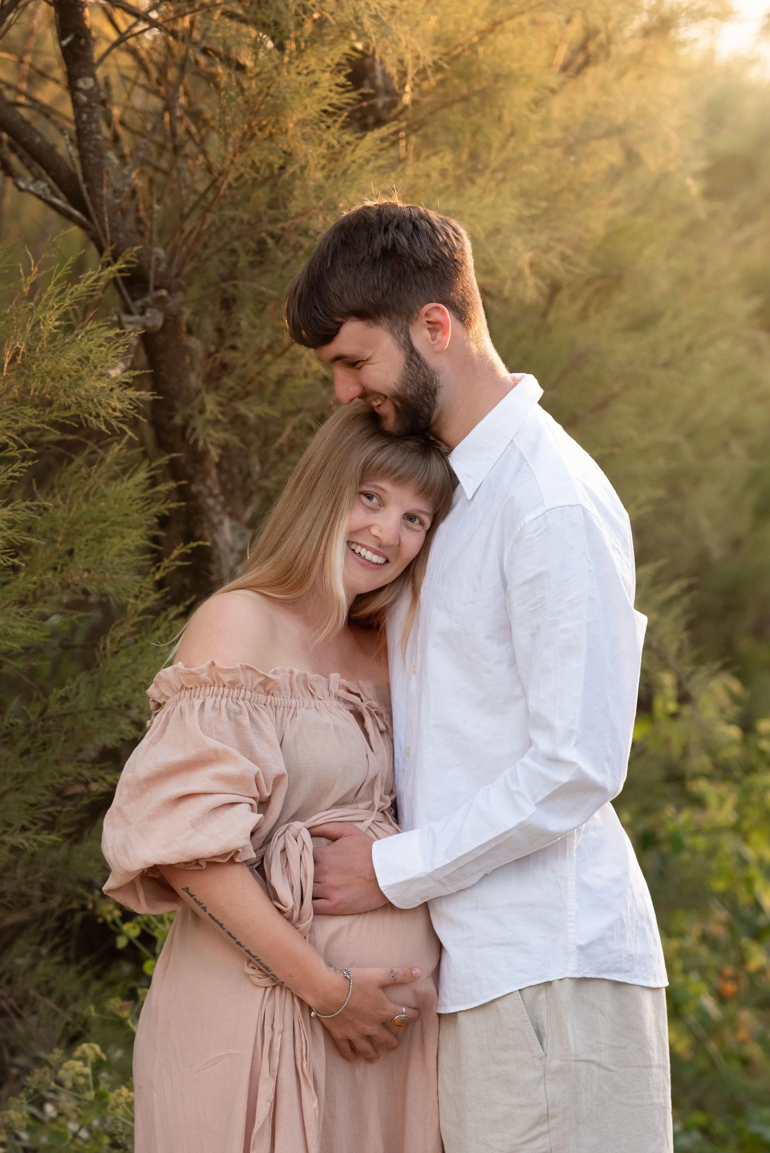 Jersey photographer - couple with baby bump