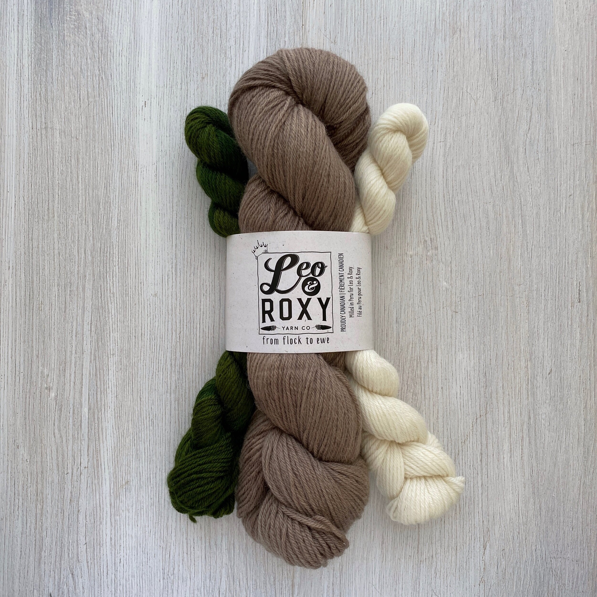 Natural Sock Set — Leo and Roxy Yarn Co.