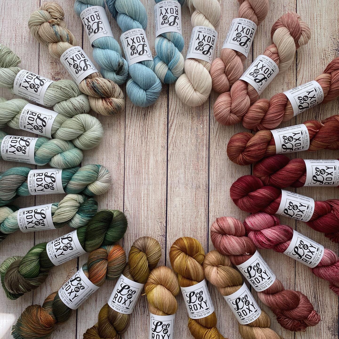 It&rsquo;s our birthday, we&rsquo;re 5!!!!!

The shop update is LIVE and there is still lots of goodies online! Including these full sized skeins of our Yarn-A-Day calendar colours. 

Plus, there will be some goodies at the @little.red.mitten tomorro