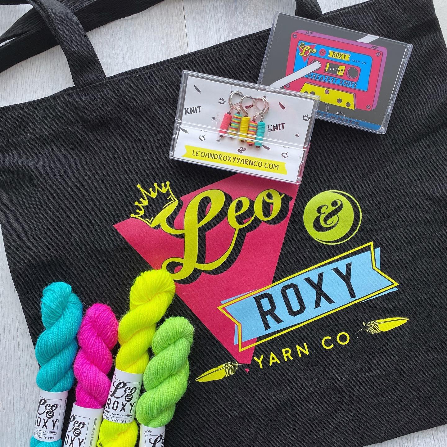 We decided to go for an 80&rsquo;s theme for this years shows. Loving the new 80&rsquo;s logo and all the bright colours!! Bags and stitch markers will be available for sale this weekend at Knit City Montreal. 

Only 4 more sleeps til Montreal @knitc