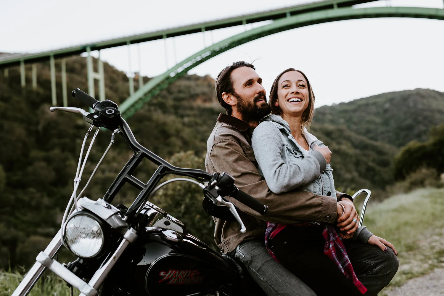 Sara & Tom's Motorcycle Adventure Anniversary Session
