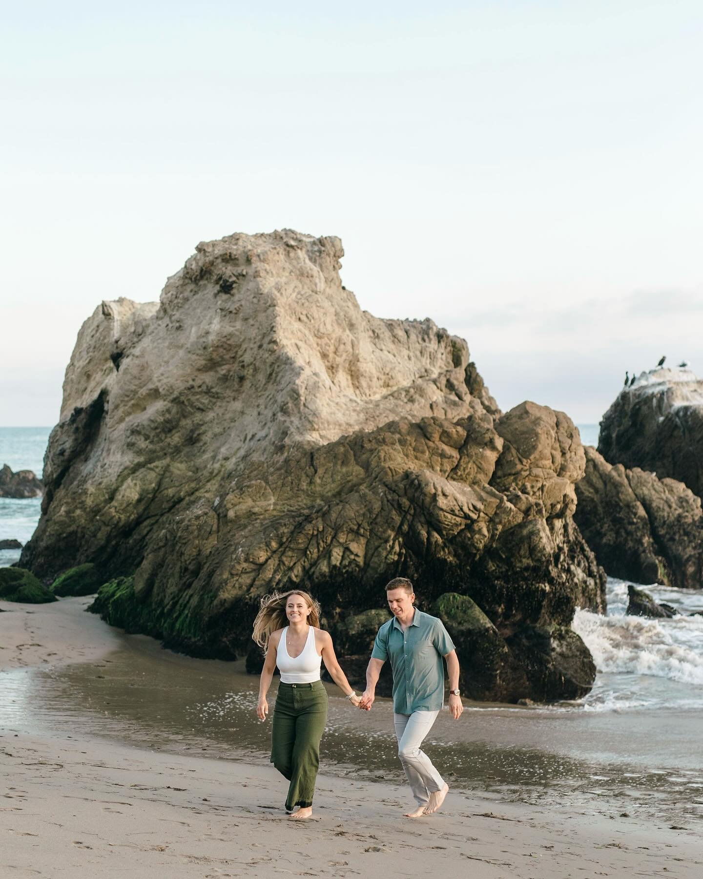 Tori &amp; Nate, very soon to be Mr. and Mrs.🤎 had such a fun evening together in Malibu for their engagements. Can&rsquo;t wait for their special day in August!