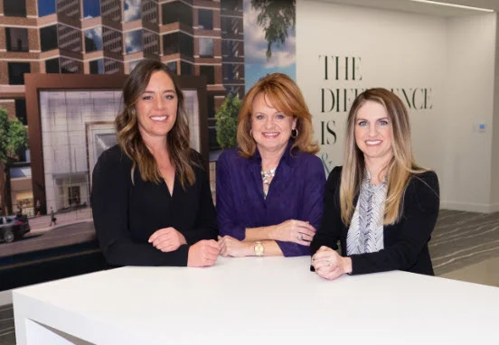 From left to right: Stream Data Centers’ Katie O’Hara, Mary Morgan and Danielle Rountree