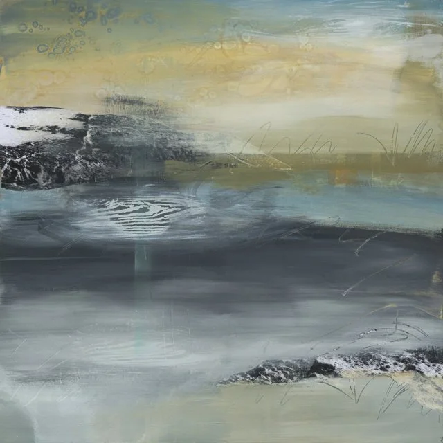   Low Mist     36” x 36” x 1.5”     Mixed Media on Wood Panel 