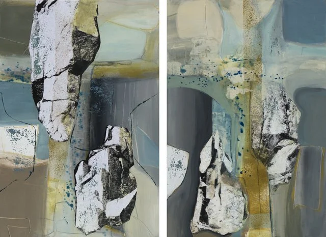  Petrichor  (Diptych)    36” x 48” x 1.5”    Mixed Media on Wood 