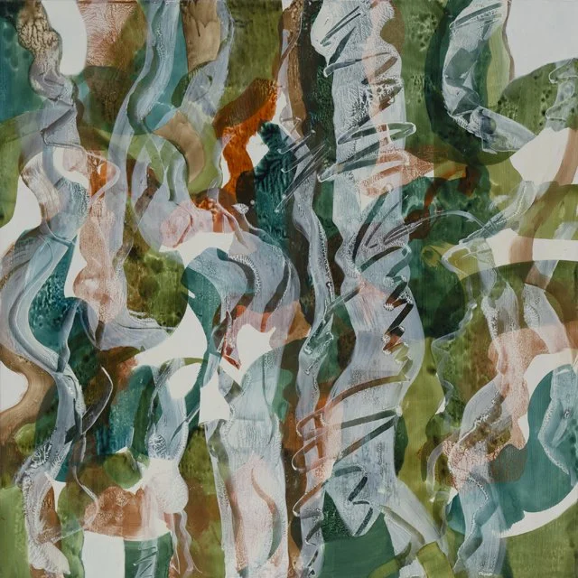   Rejuvenatation    36” x 36” x 1.5”    Mixed Media on Wood Panel 