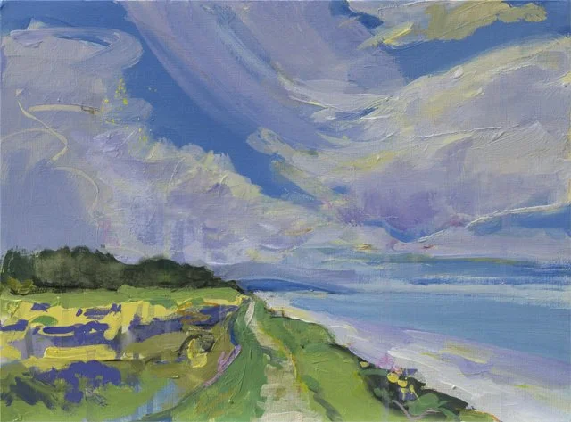   Sky Song     12” x 16” x 1.5”    Mixed Media on Wood Panel 