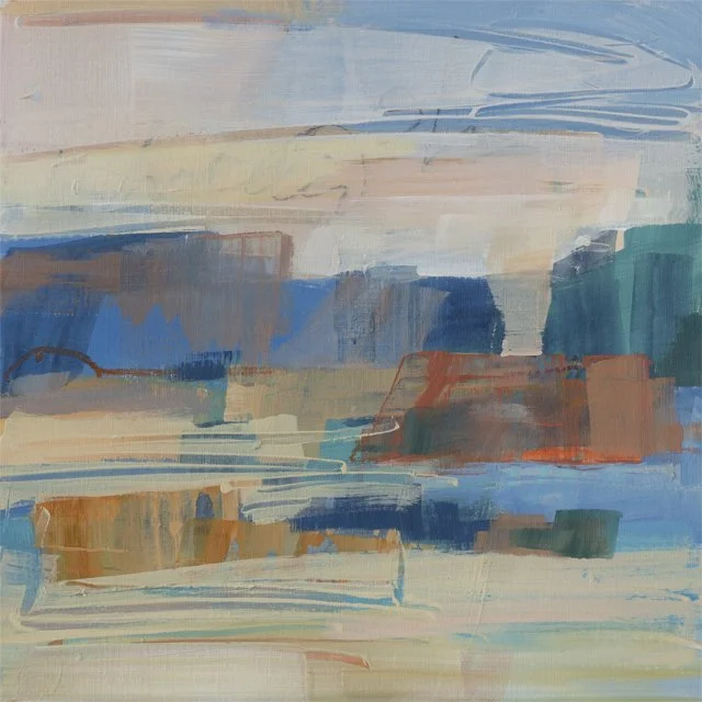   Water Disco     12” x 12” x 1.5”    Mixed Media on Board 