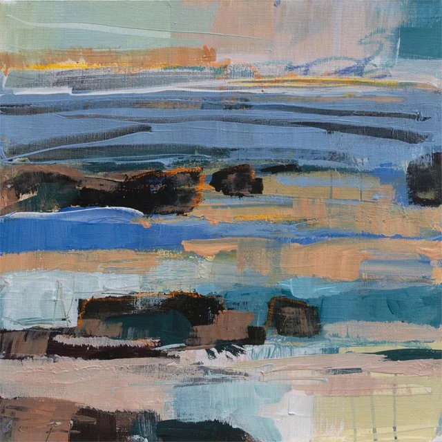   Disappearing Light    12” x 12” x 1.5”    Mixed Media on Wood Panel 