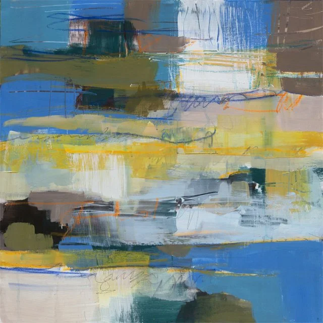   Shifting Colors     24” x 24” x 1.5”     Mixed Media on Wood Panel 